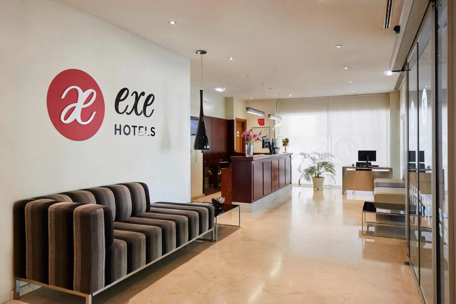 Lobby or reception in Exe Plaza Delicias