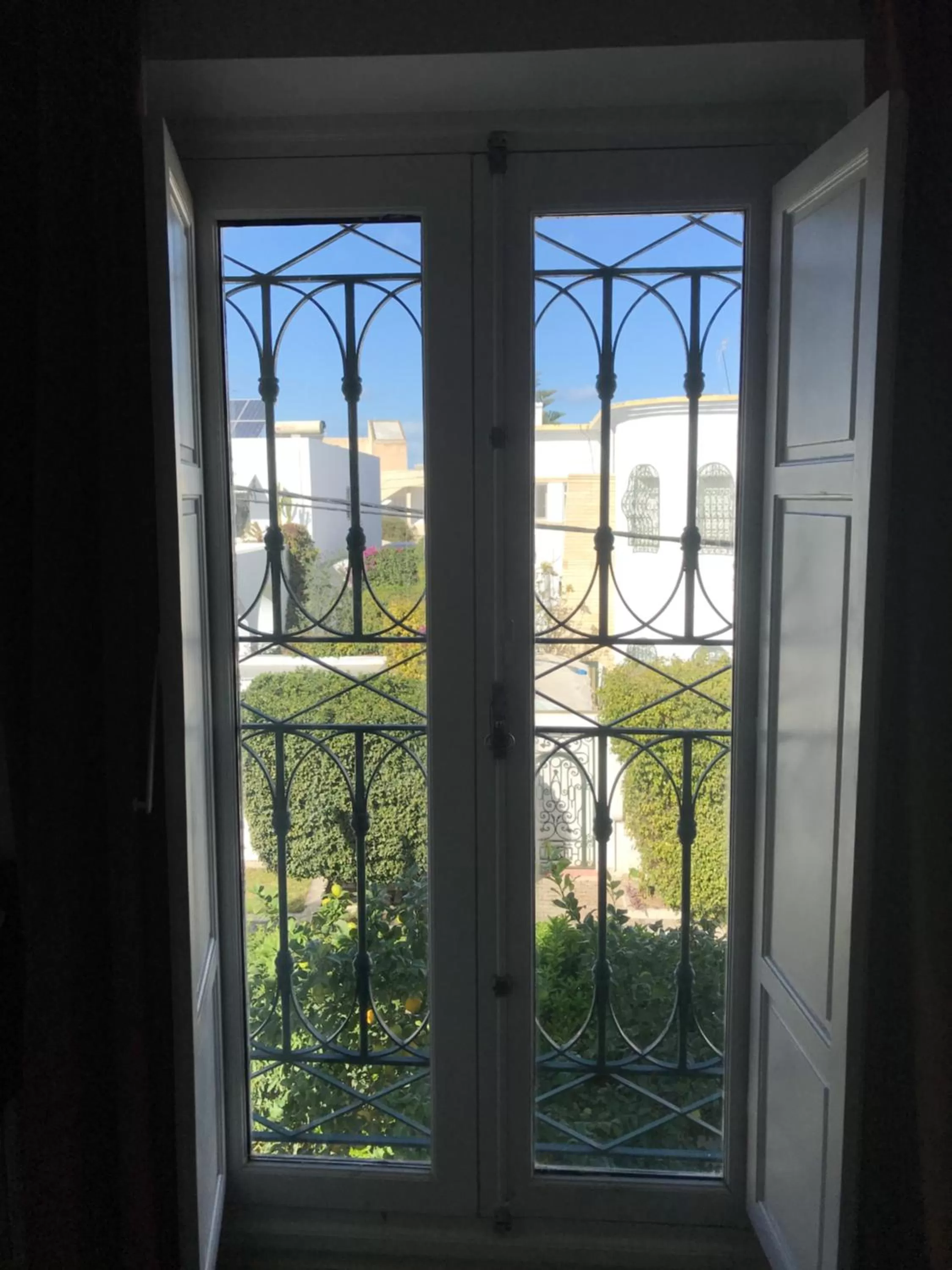 Garden view in Dar Esma