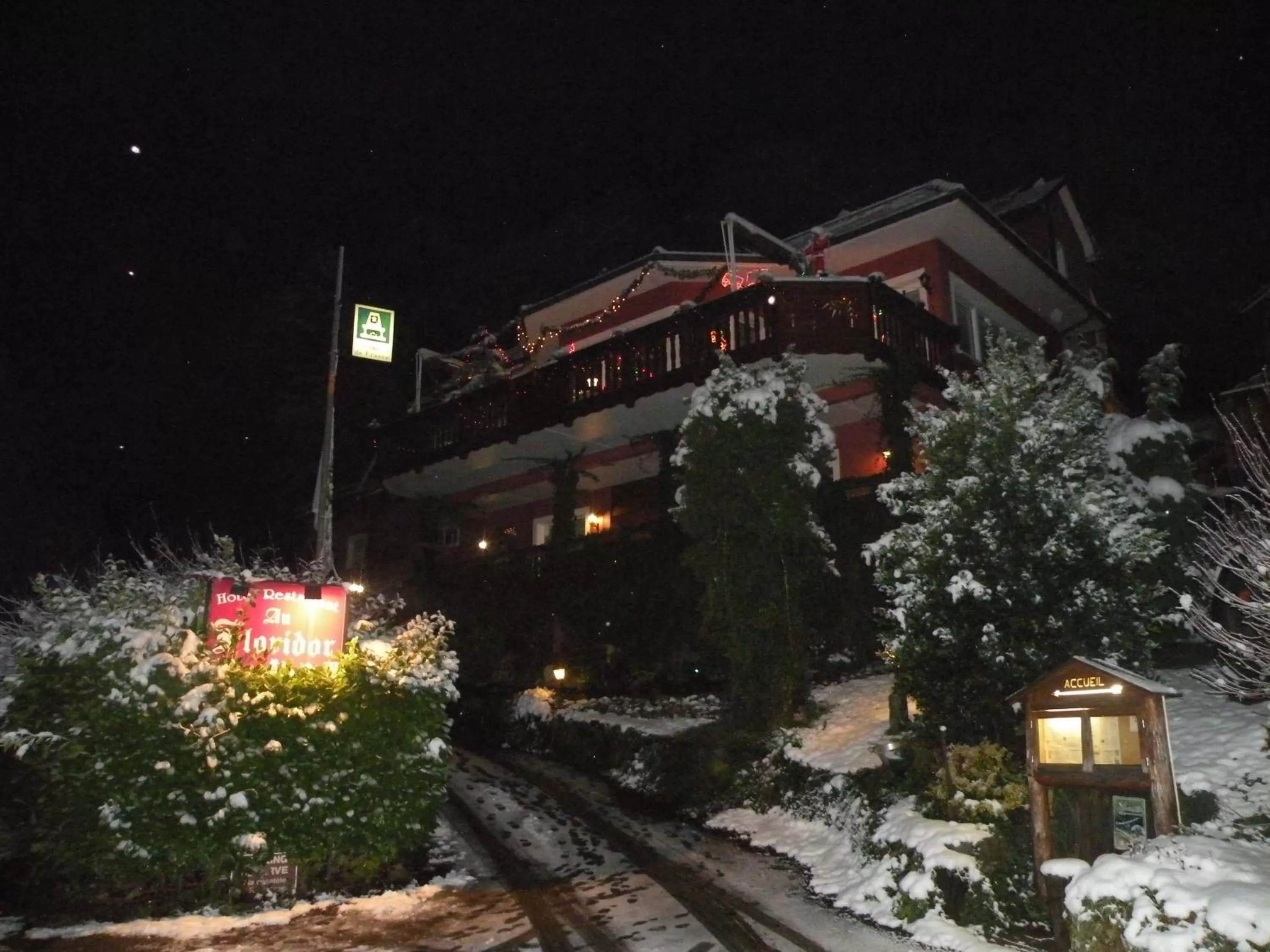 Winter in Hotel Restaurant au Floridor
