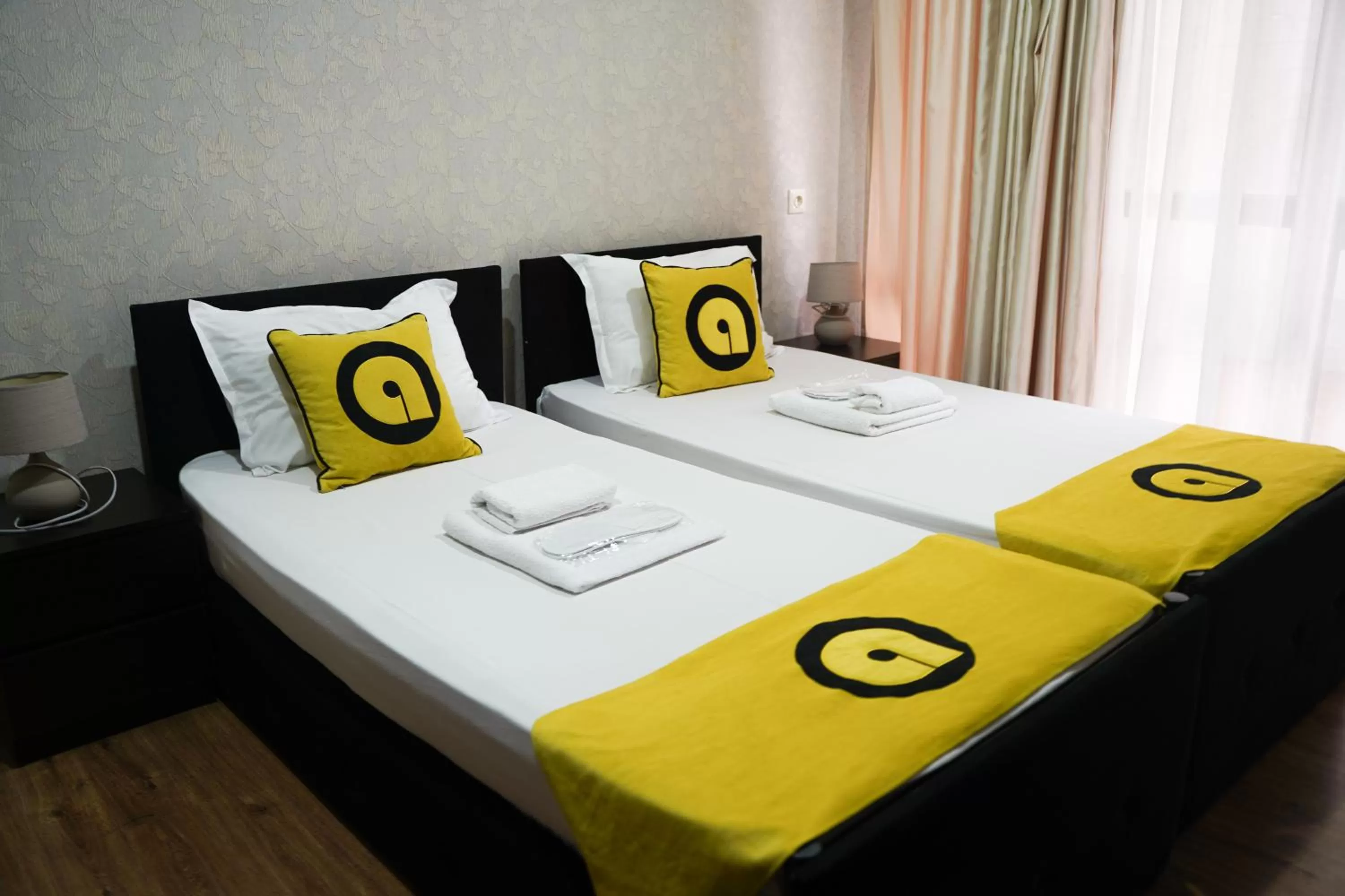 Photo of the whole room, Bed in Aura Plaza Hotel