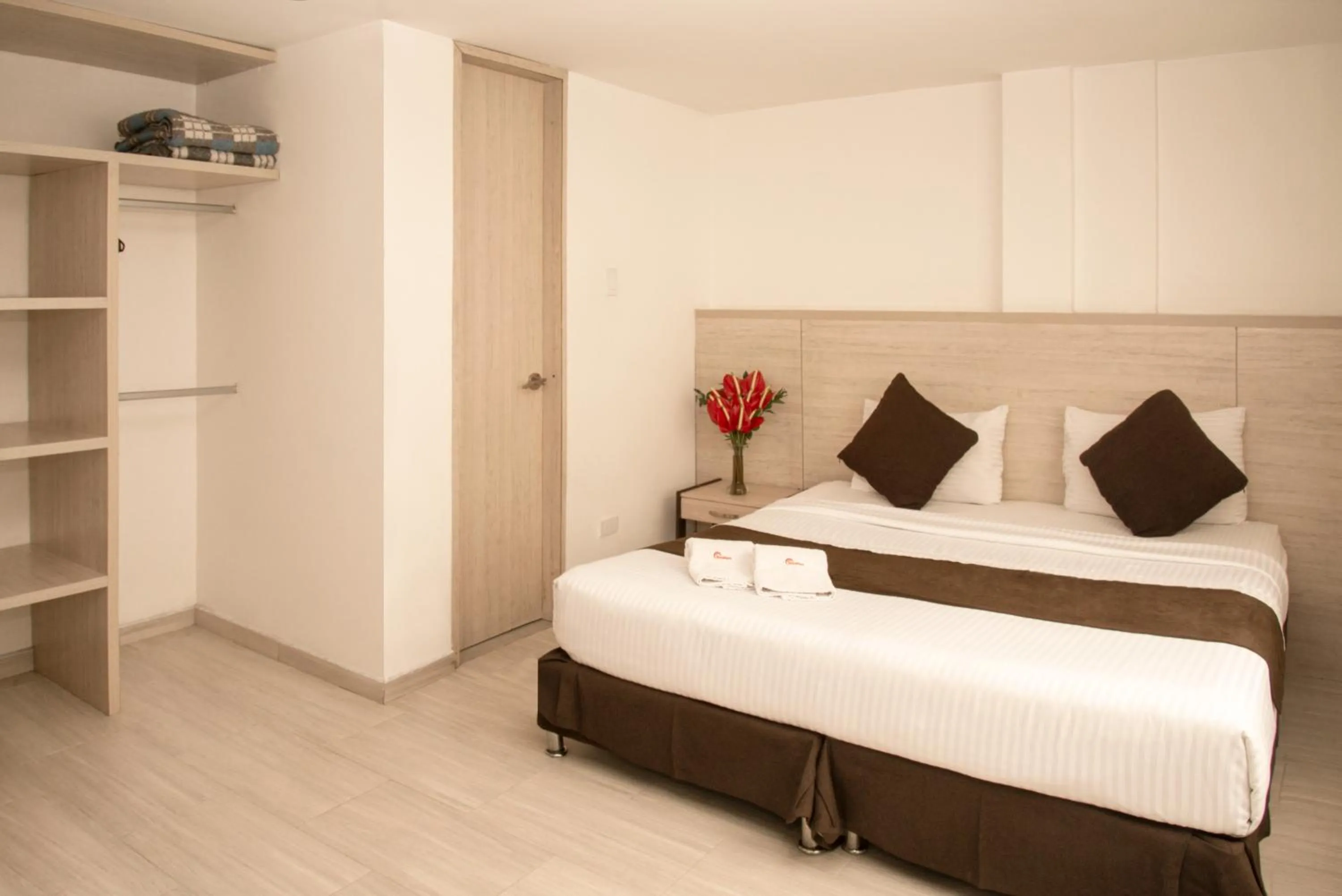 Bed in Hotel Bestmark Platino