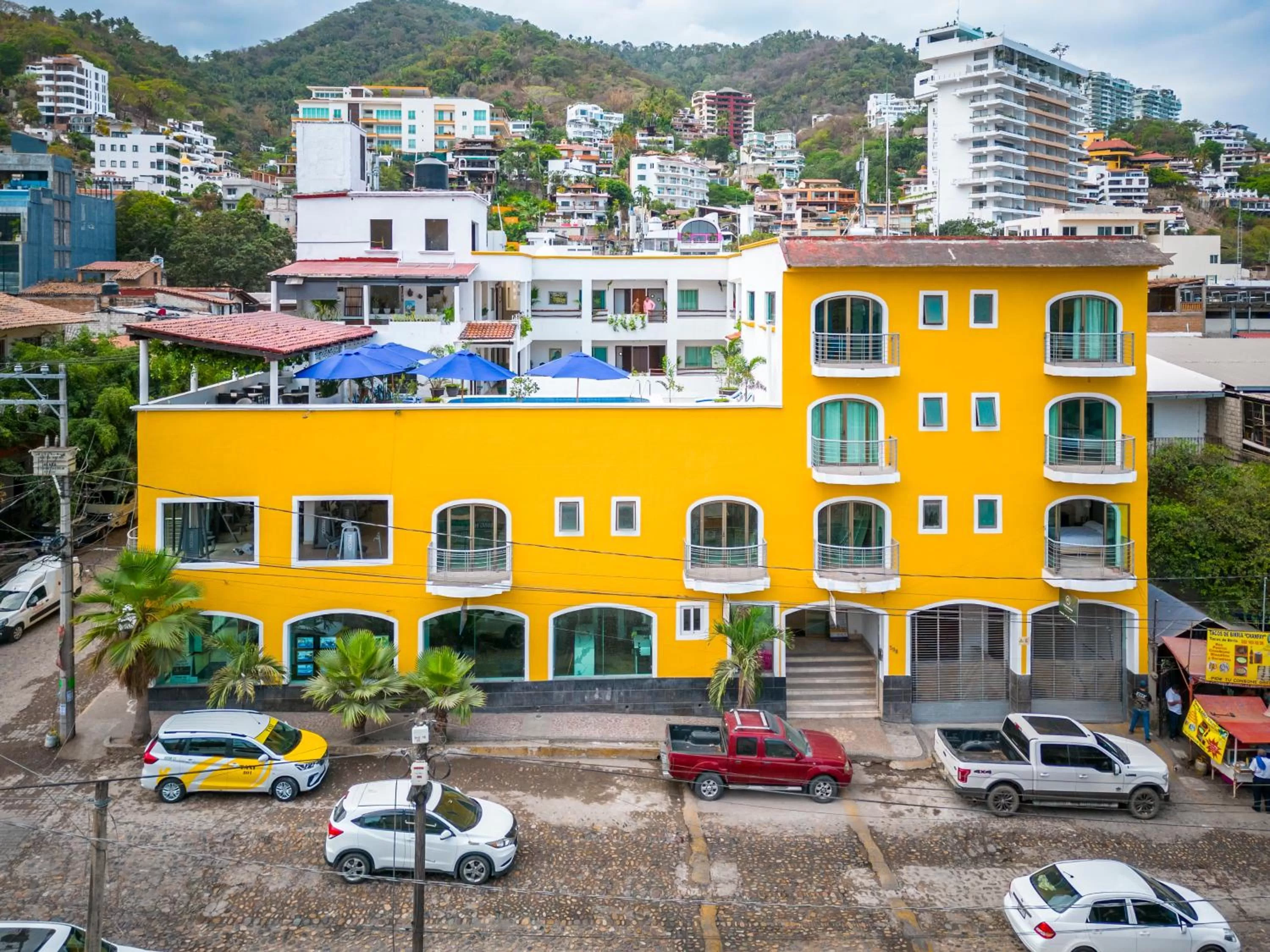 Property building in Hotel Pueblito Vallarta