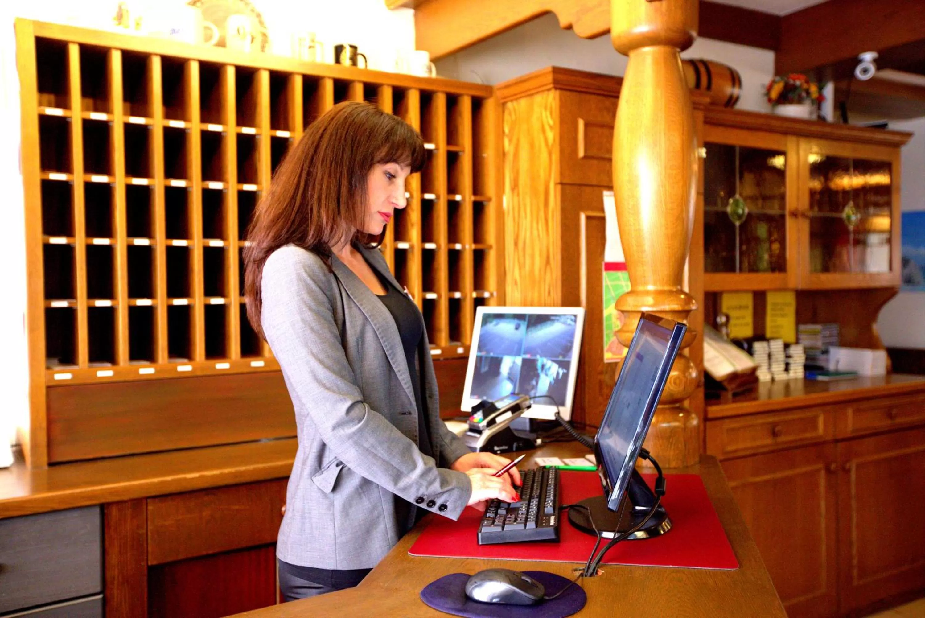 Lobby or reception in Airport Hotel Walldorf