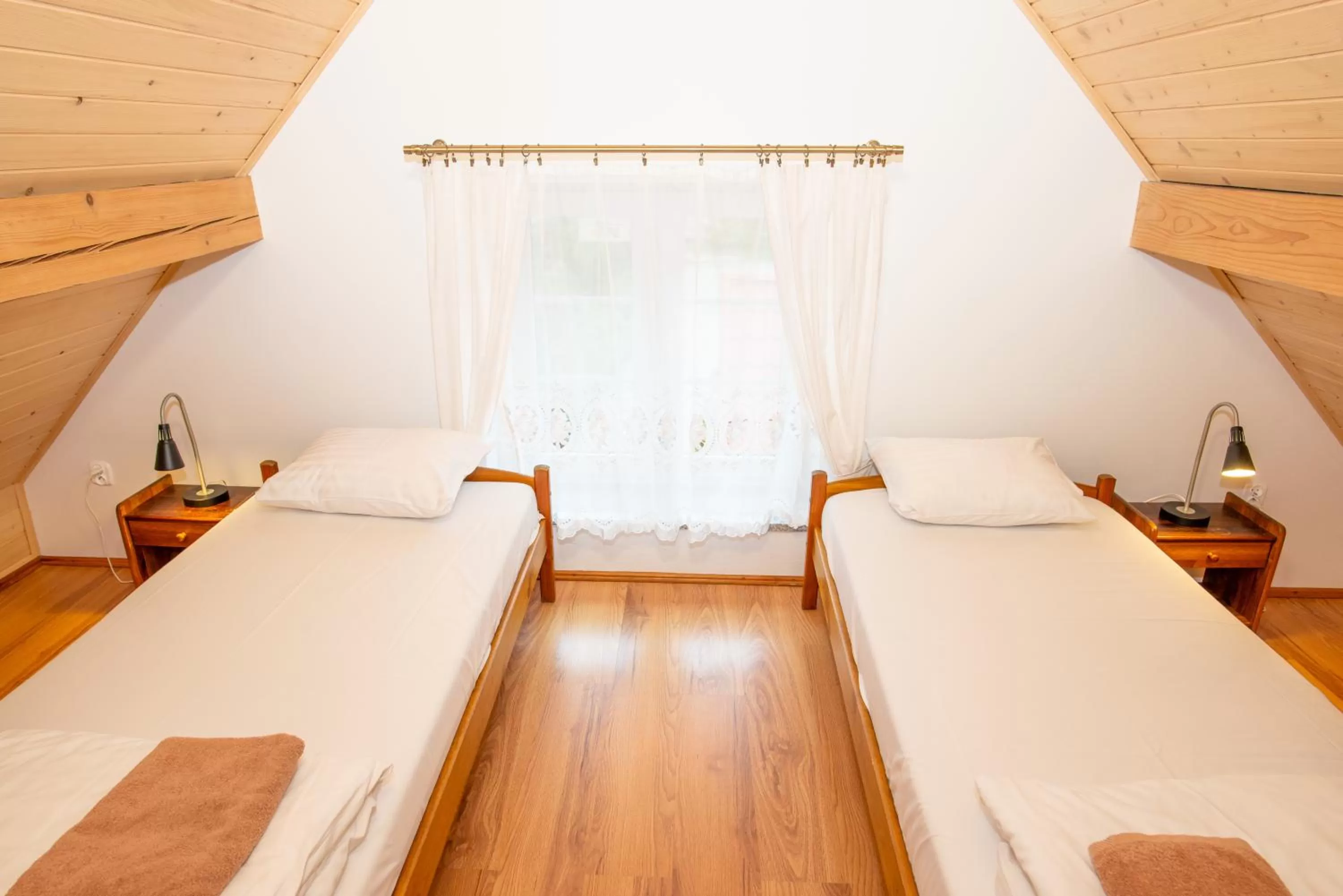 Bed in Gościniec Pięciu Stawów