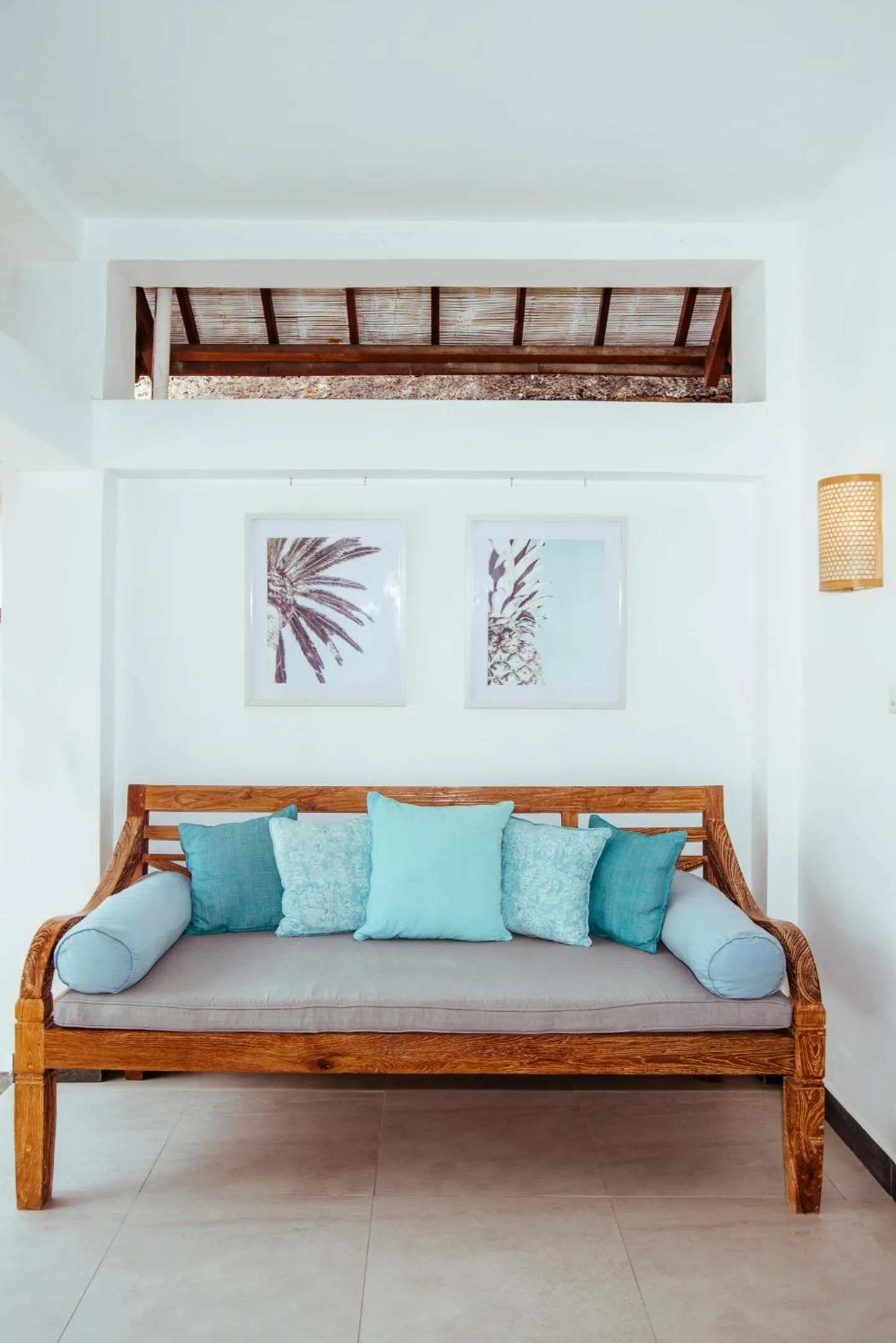 Seating area in Karma Kayak