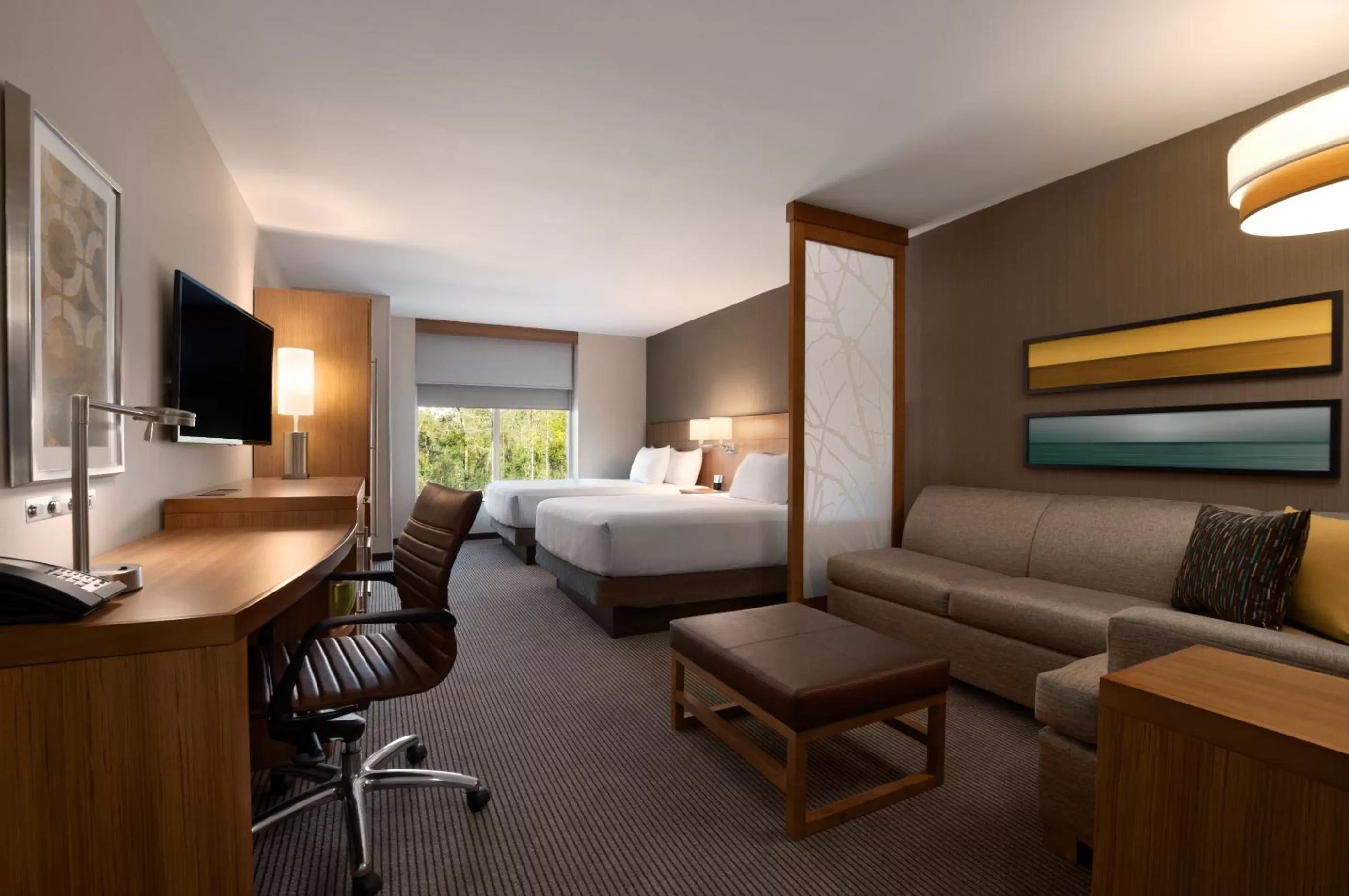 Guests, Bed in Hyatt Place Houston/The Woodlands