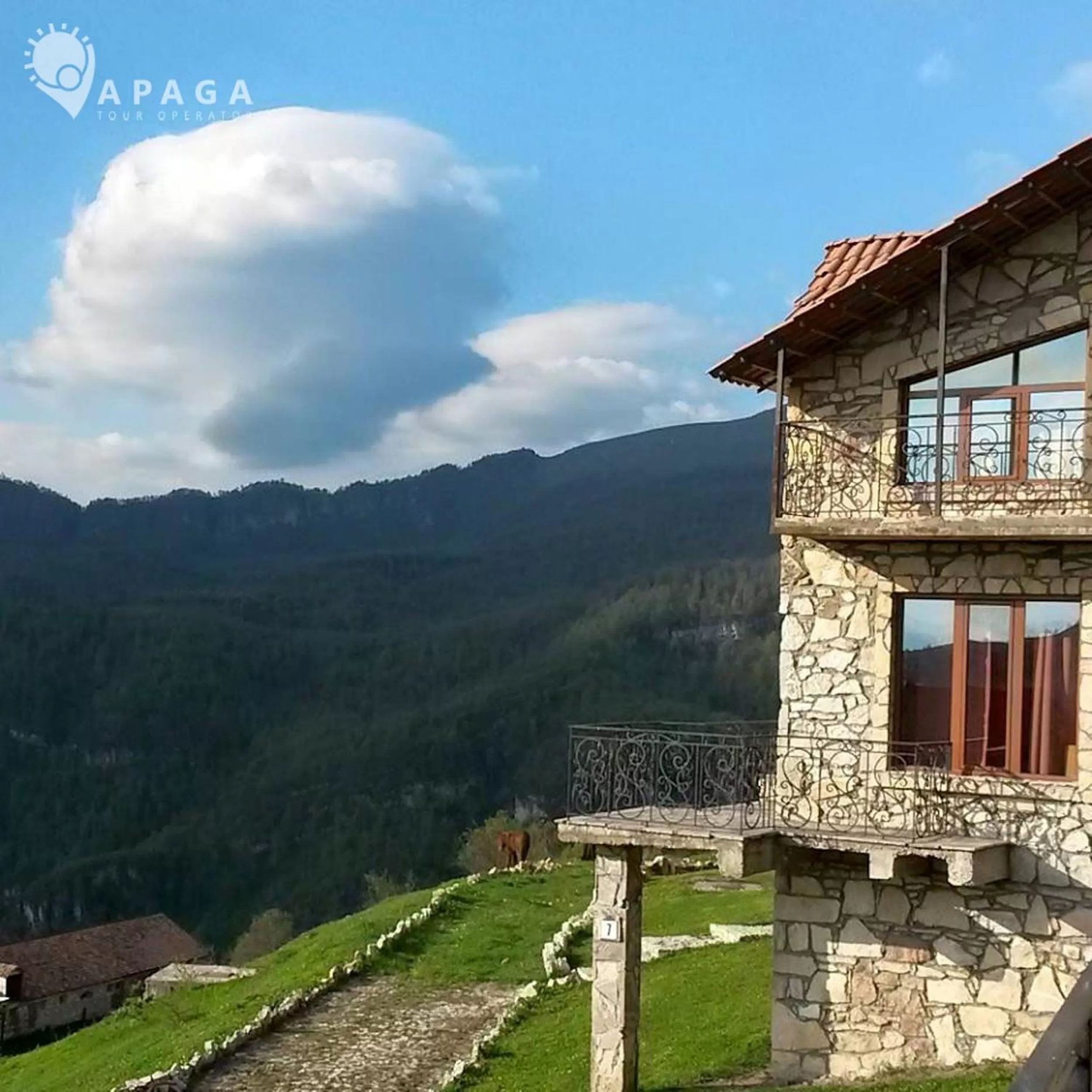 Mountain view in Apaga Resort