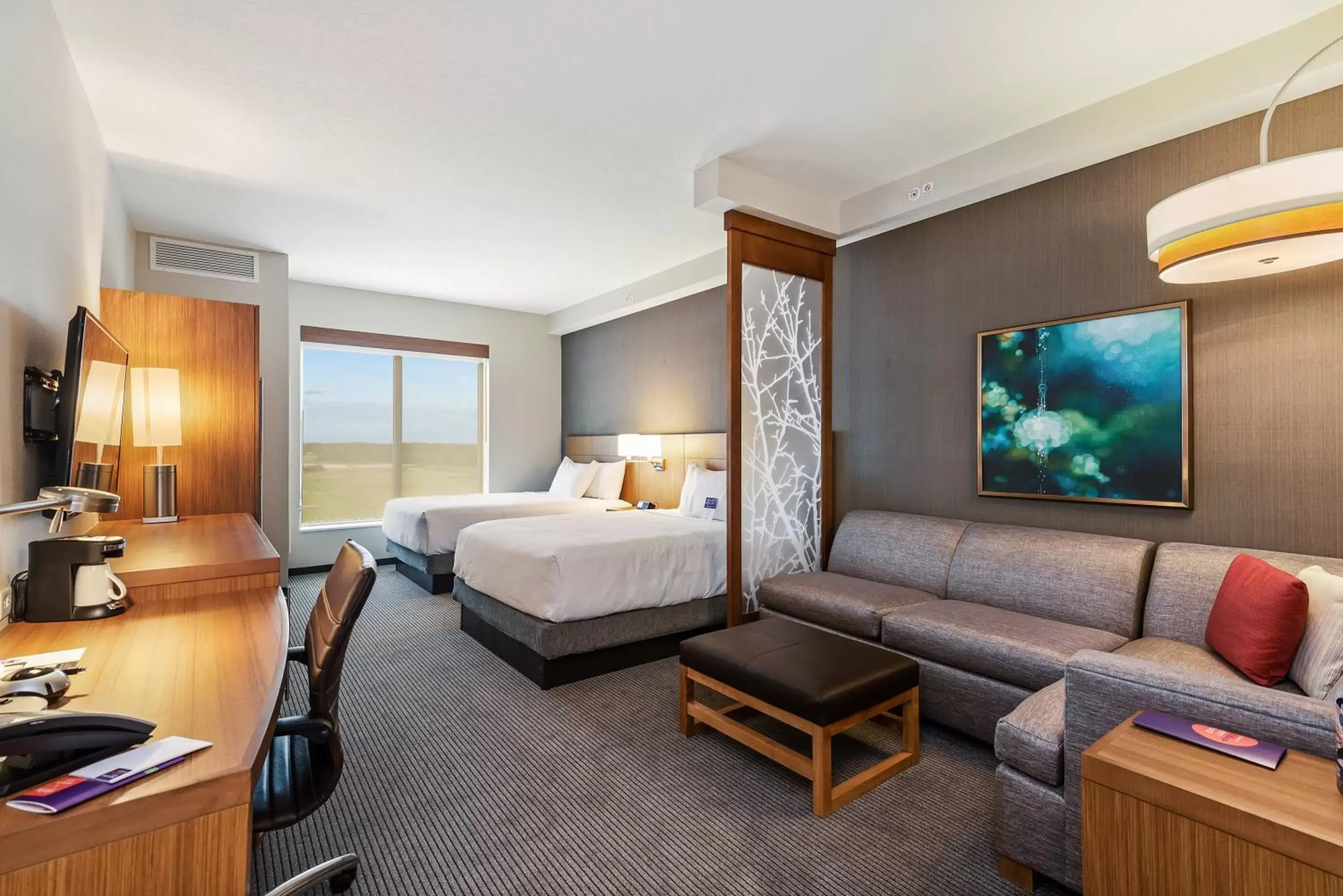 Queen Room with Two Queen Beds and Sofa Bed in Hyatt Place Tampa/Wesley Chapel Queen Room with Two Queen Beds and Sofa Bed in Hyatt Place Tampa/Wesley Chapel