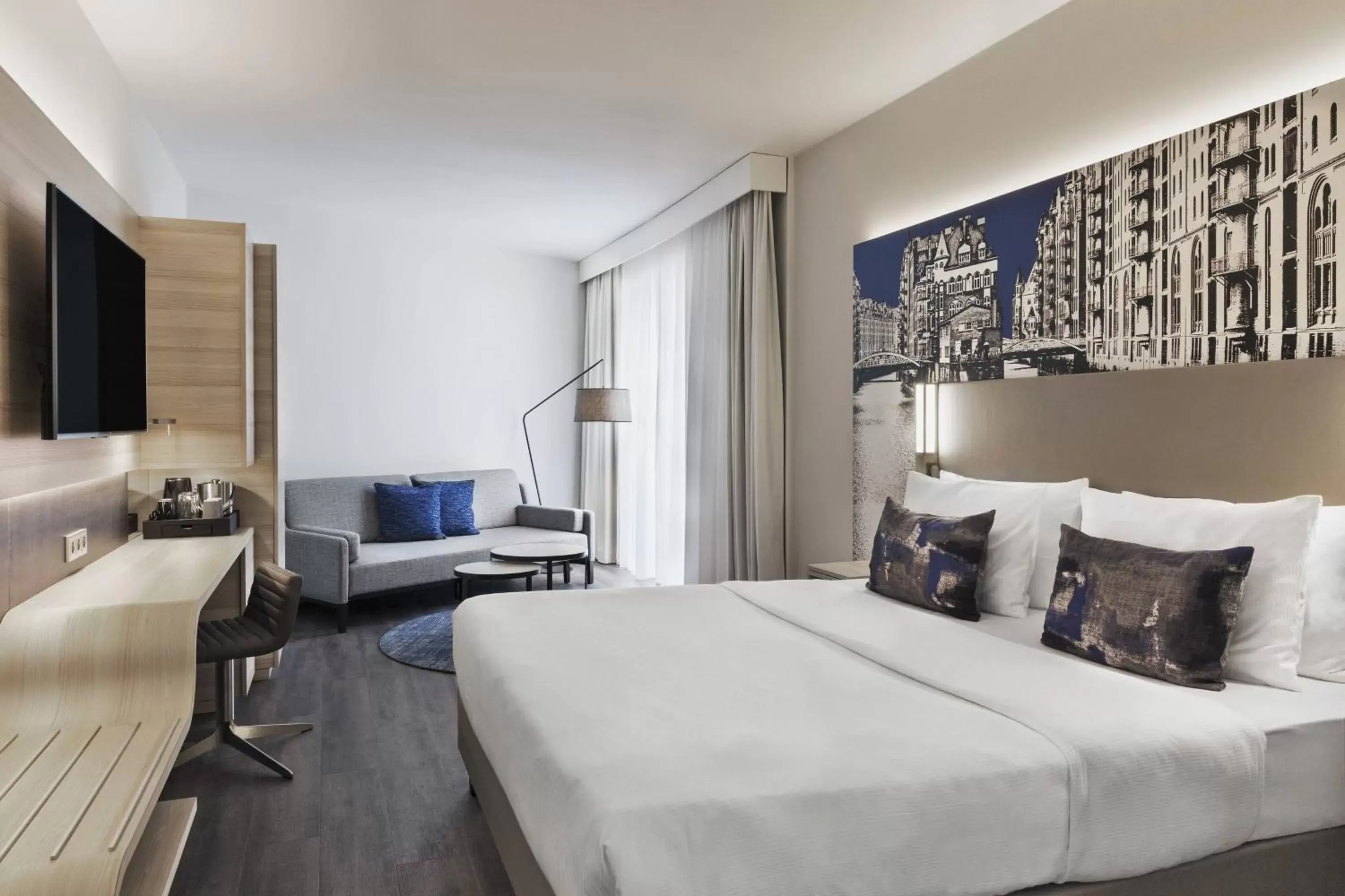 Superior King Room in Courtyard by Marriott Hamburg City Superior King Room in Courtyard by Marriott Hamburg City