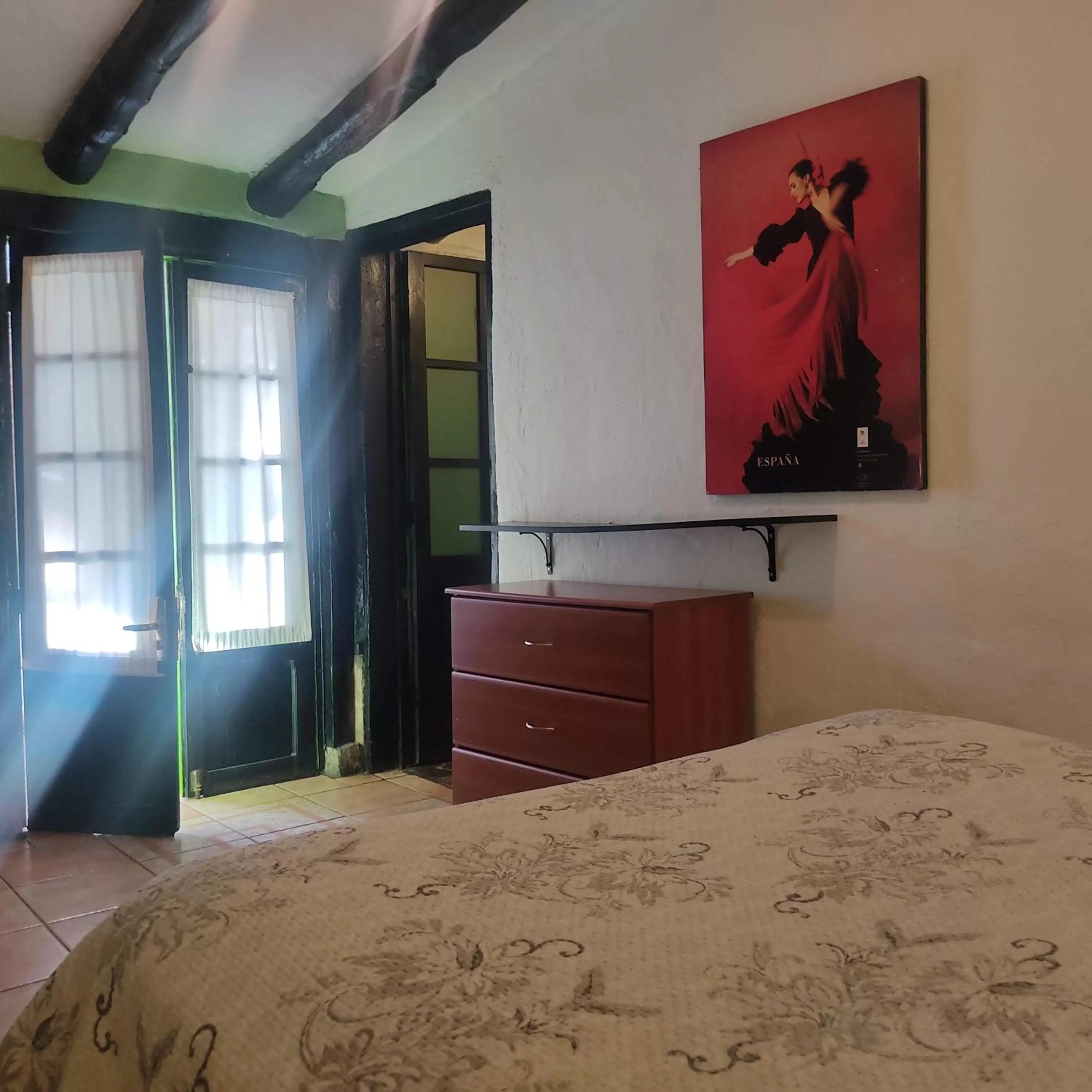 Photo of the whole room, Bed in Posada Cafe La Huerta