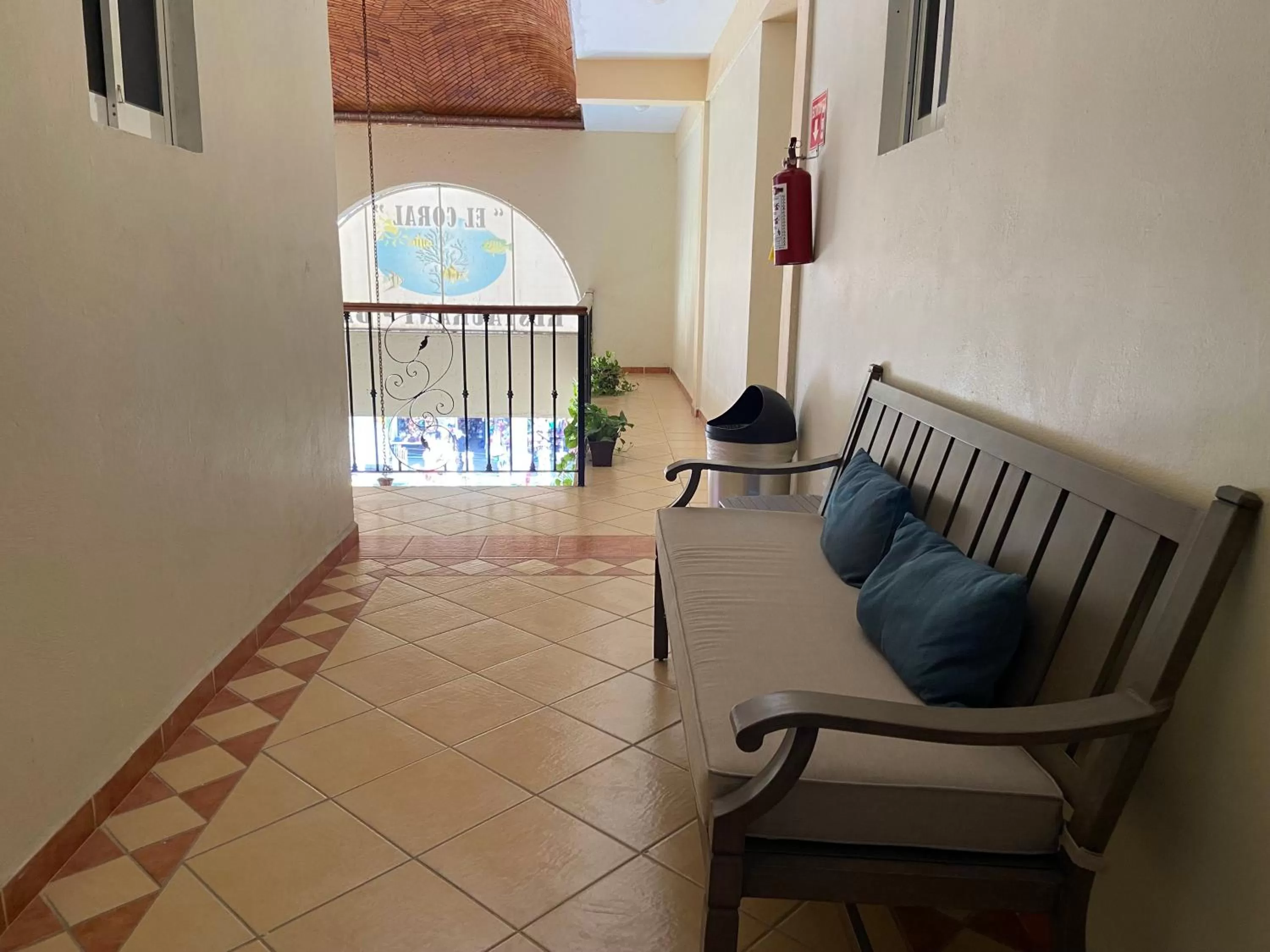 Seating area in HOTEL EL CORAL