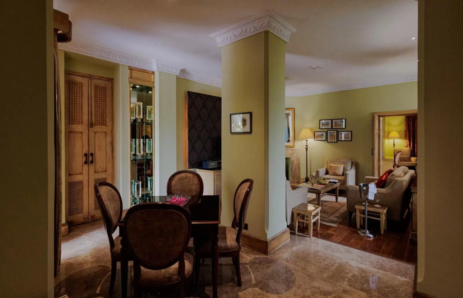 Living room in Ajit Bhawan - A Palace Resort