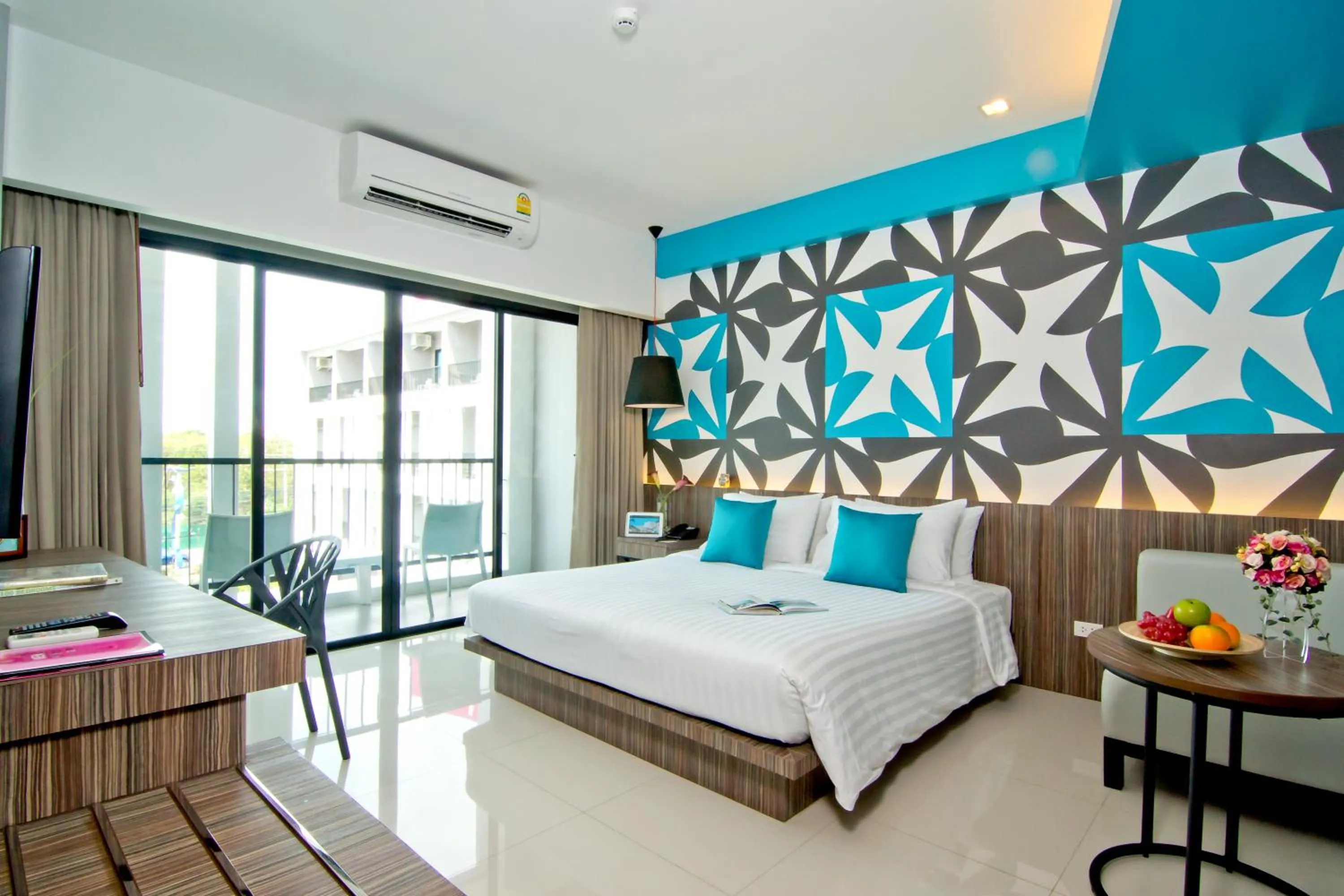 Bed in Hotel J Residence Pattaya