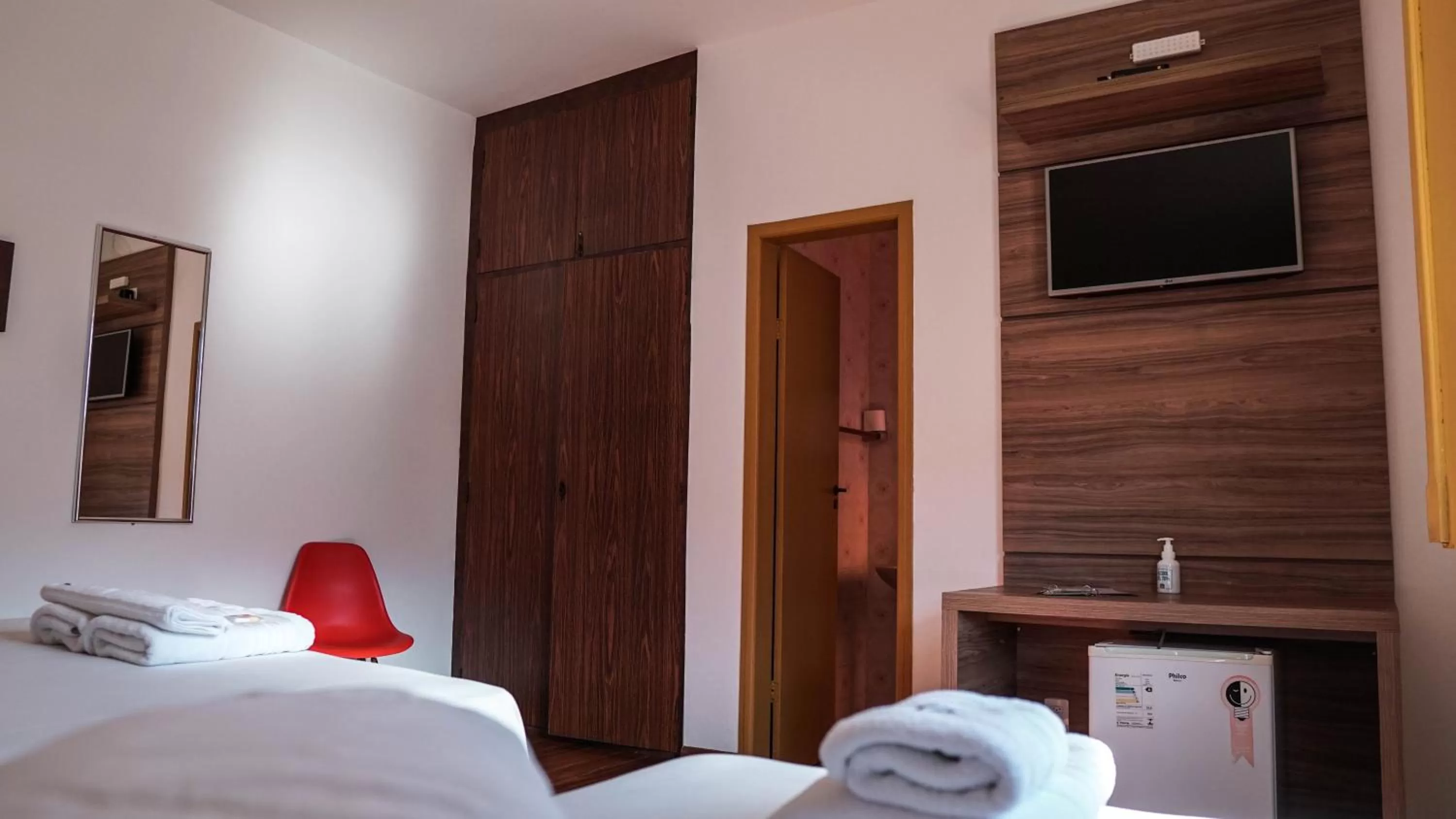 Bed in Pousada o Amanhecer