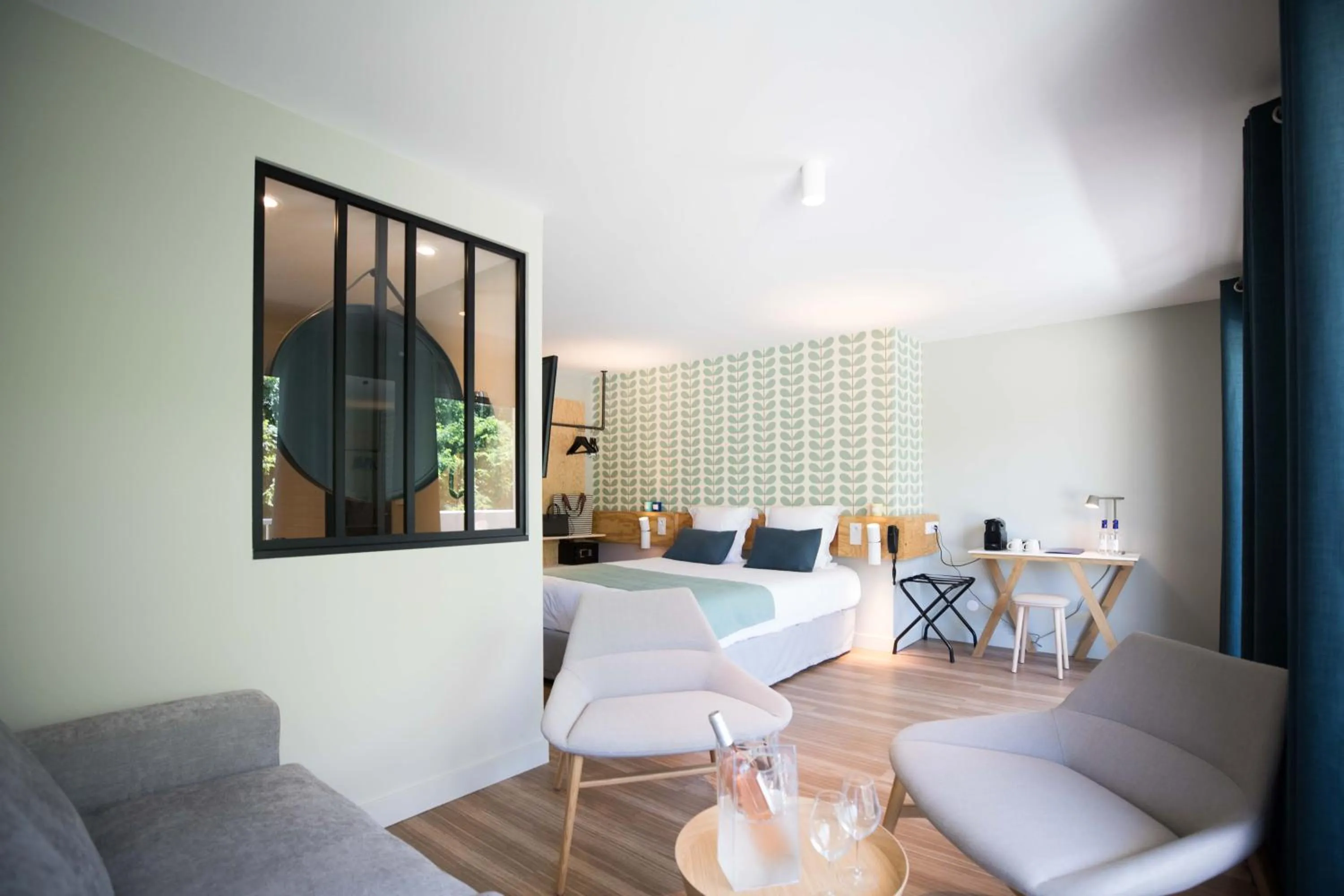 Seating area in T Boutique Hotel