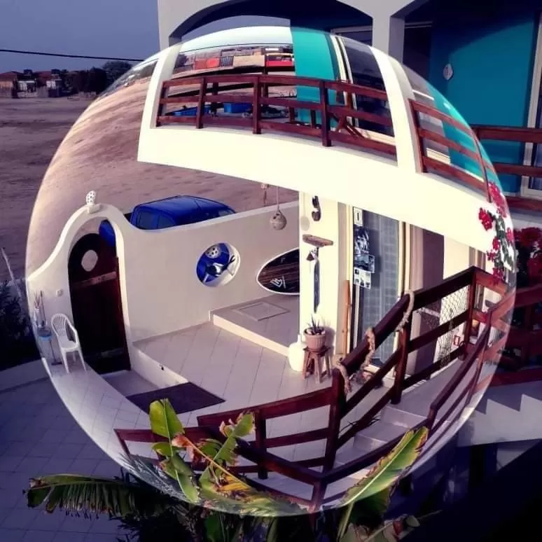 Inner courtyard view in B&B Sereia Azul Boa Vista