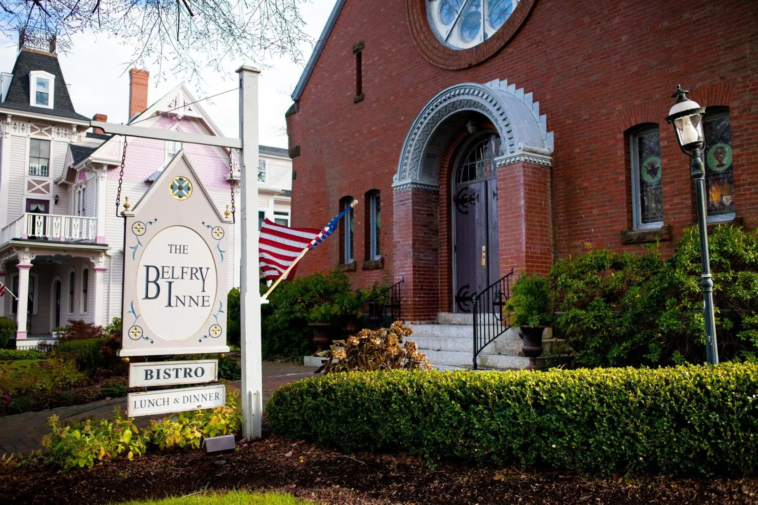 Facade/entrance in Belfry Inn and Bistro