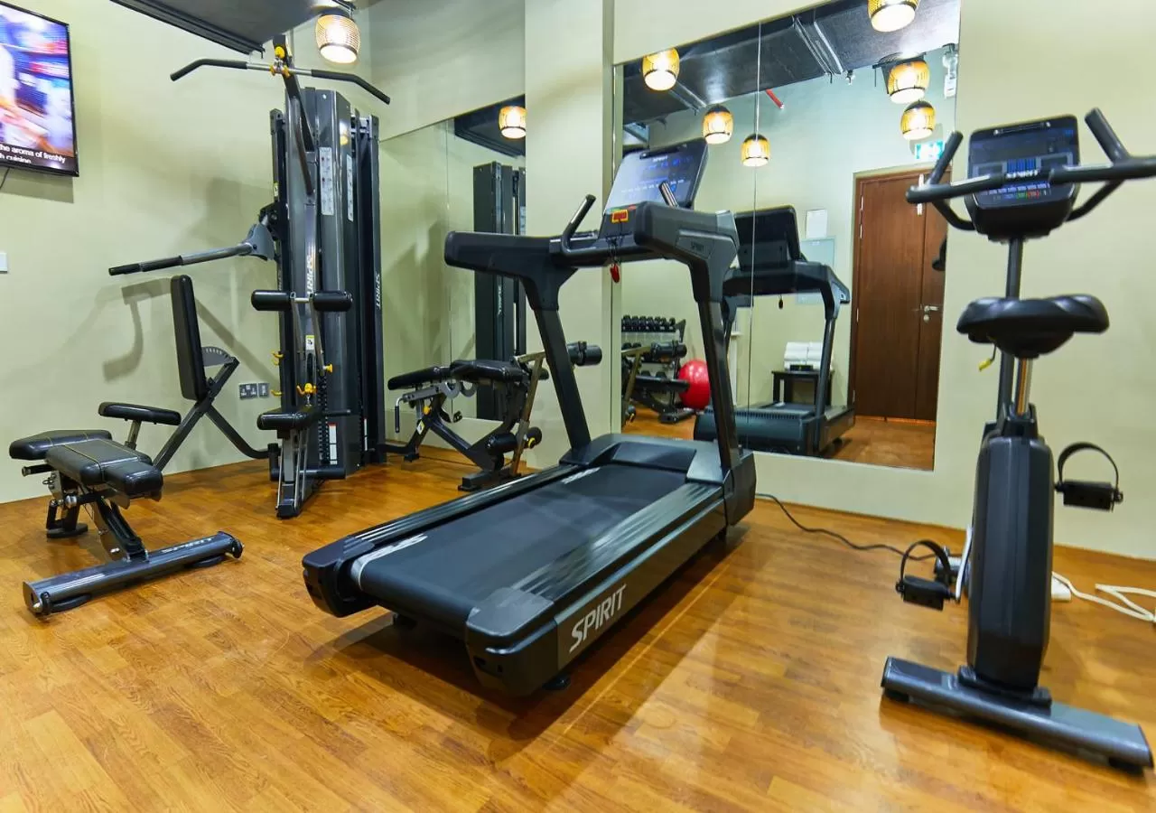 Fitness centre/facilities in Rose Plaza Hotel Al Barsha