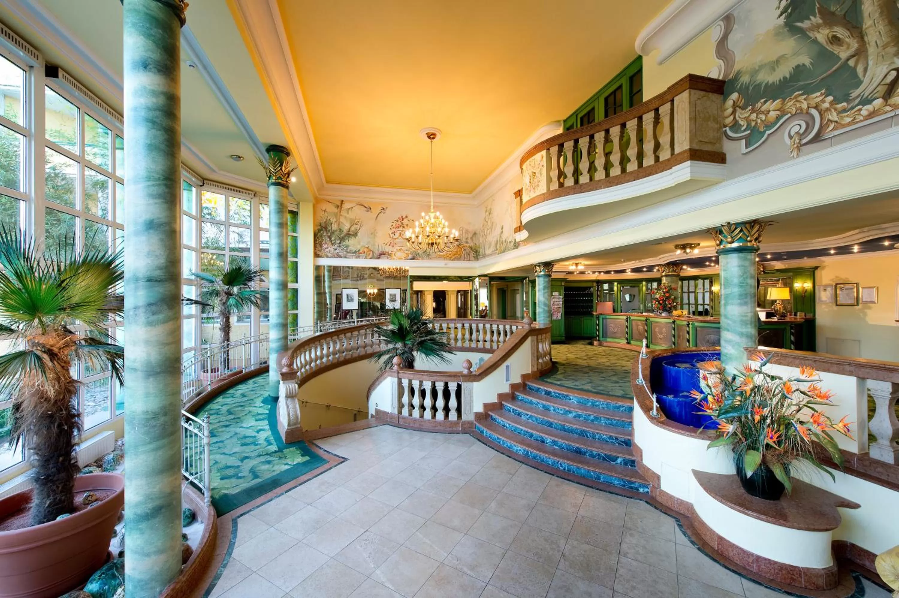 Lobby or reception in Parkhotel