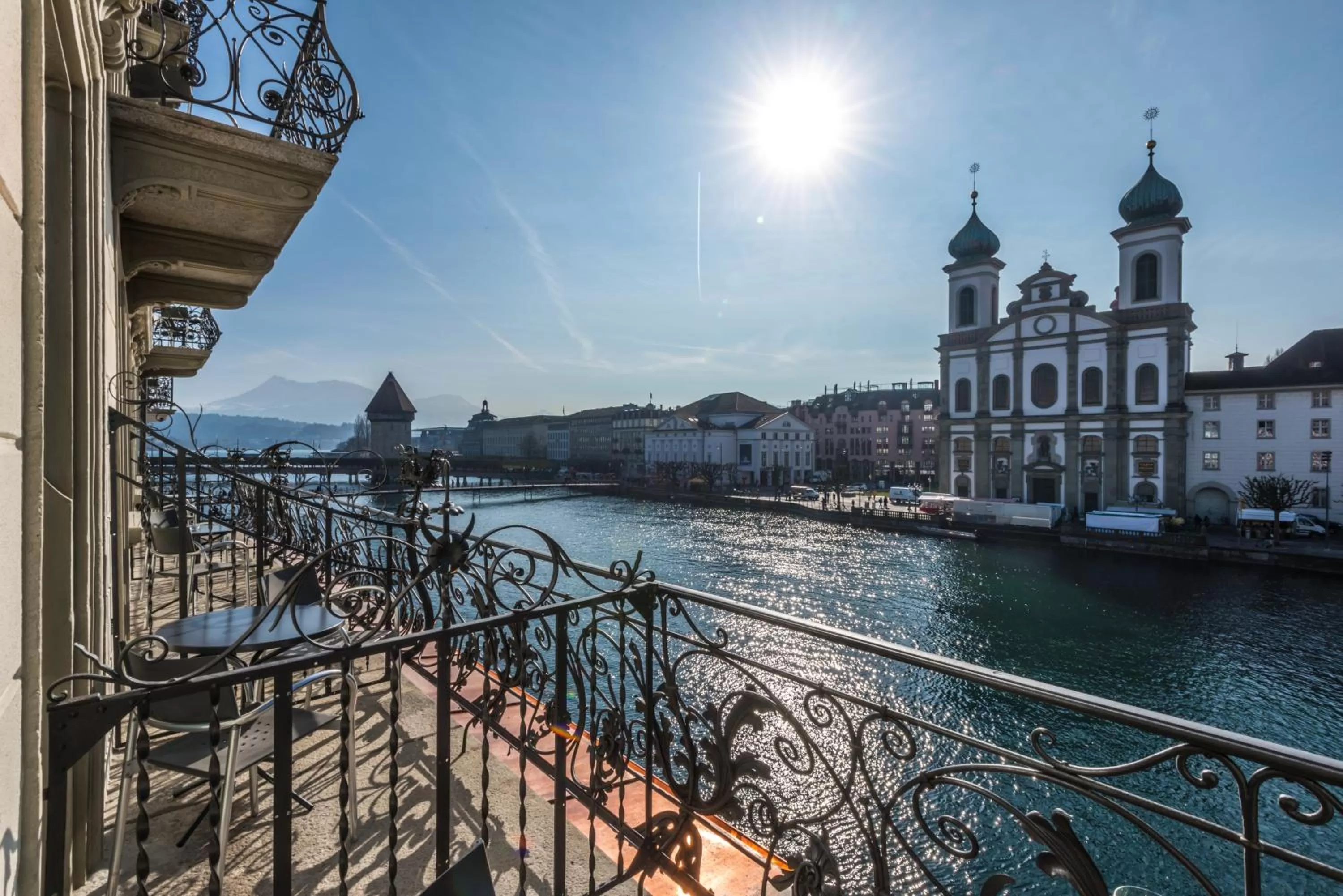 Balcony/Terrace in Hotel des Balances