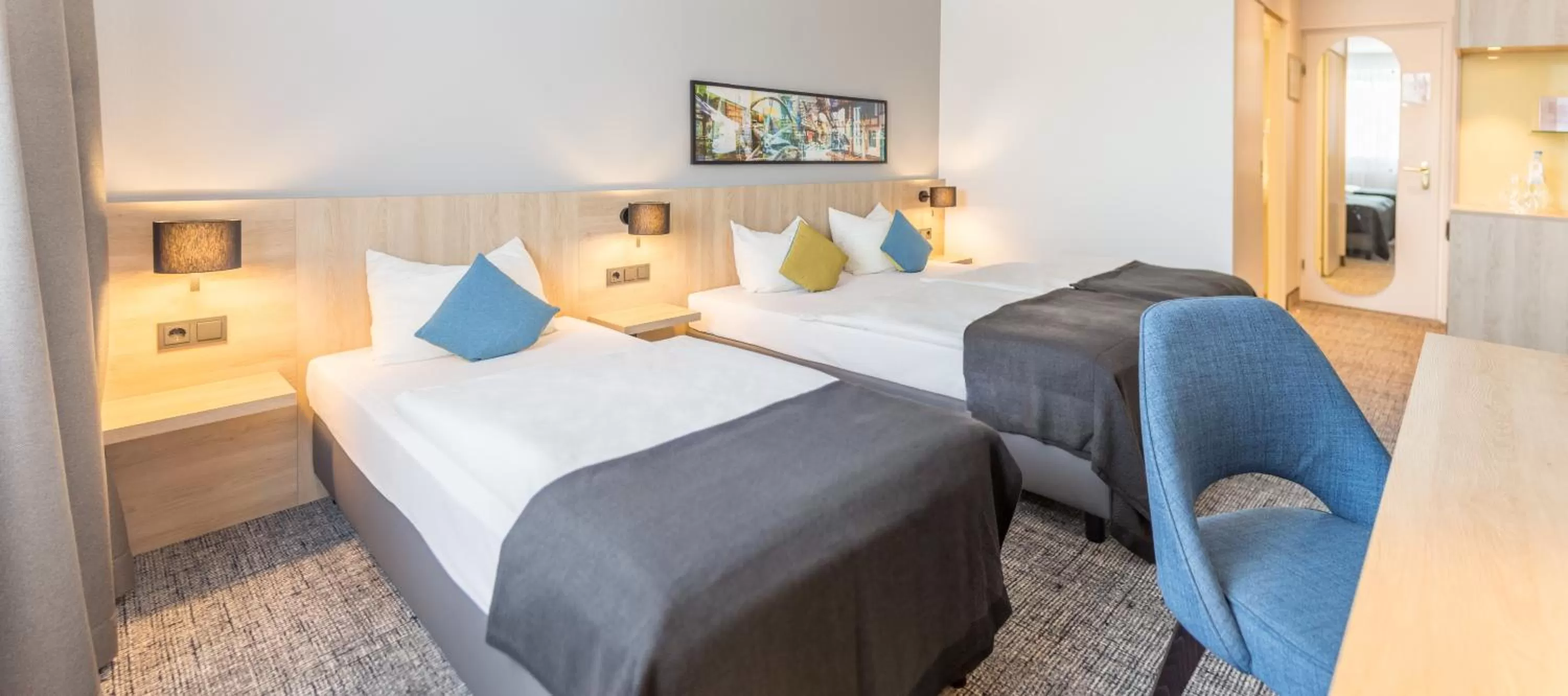 Photo of the whole room, Bed in Ramada by Wyndham Flensburg City