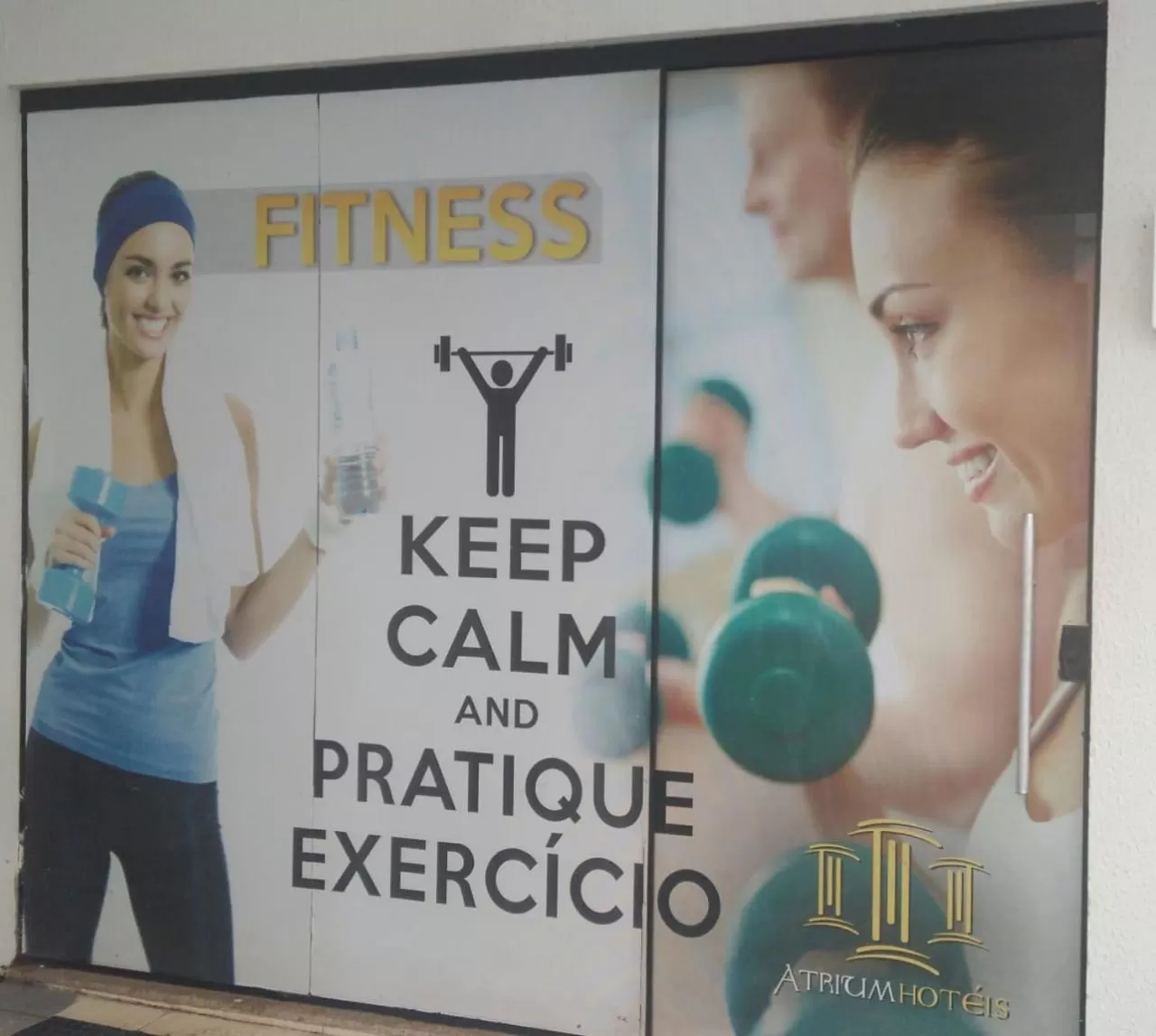 Fitness centre/facilities in Atrium Confort Hotels
