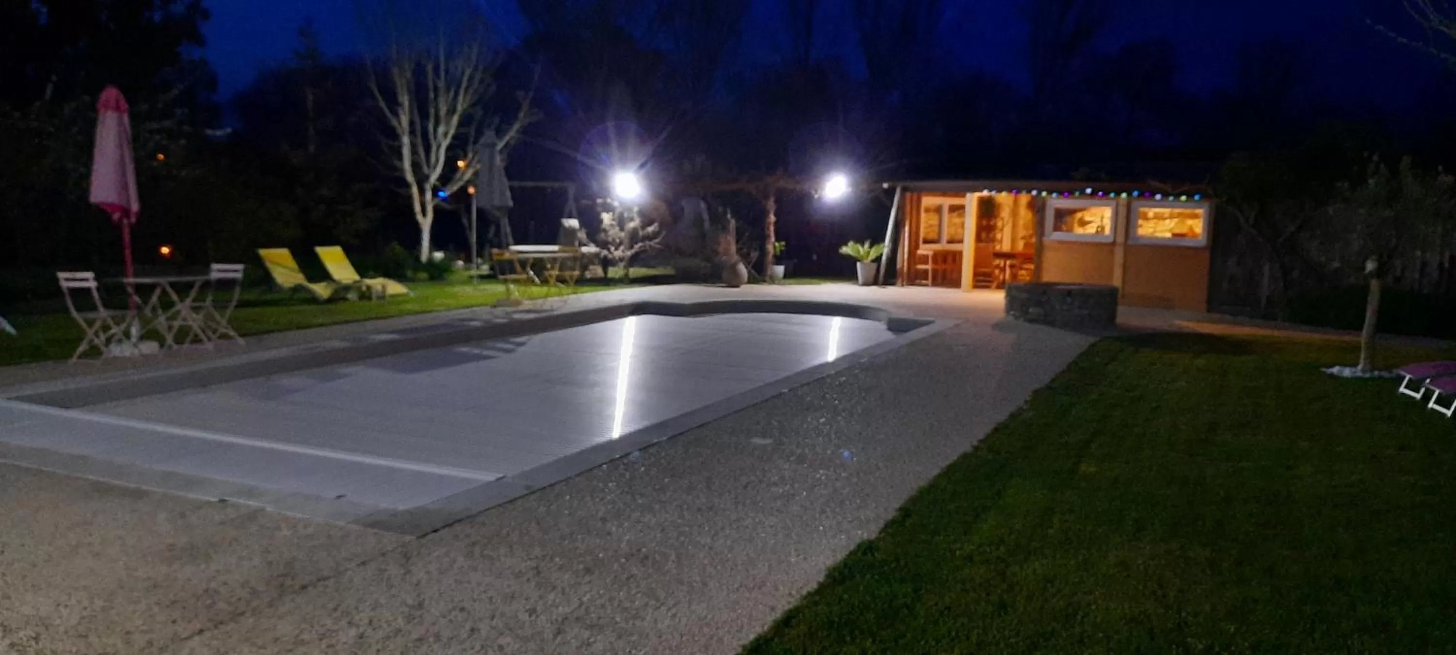 Garden in L'instant bleu