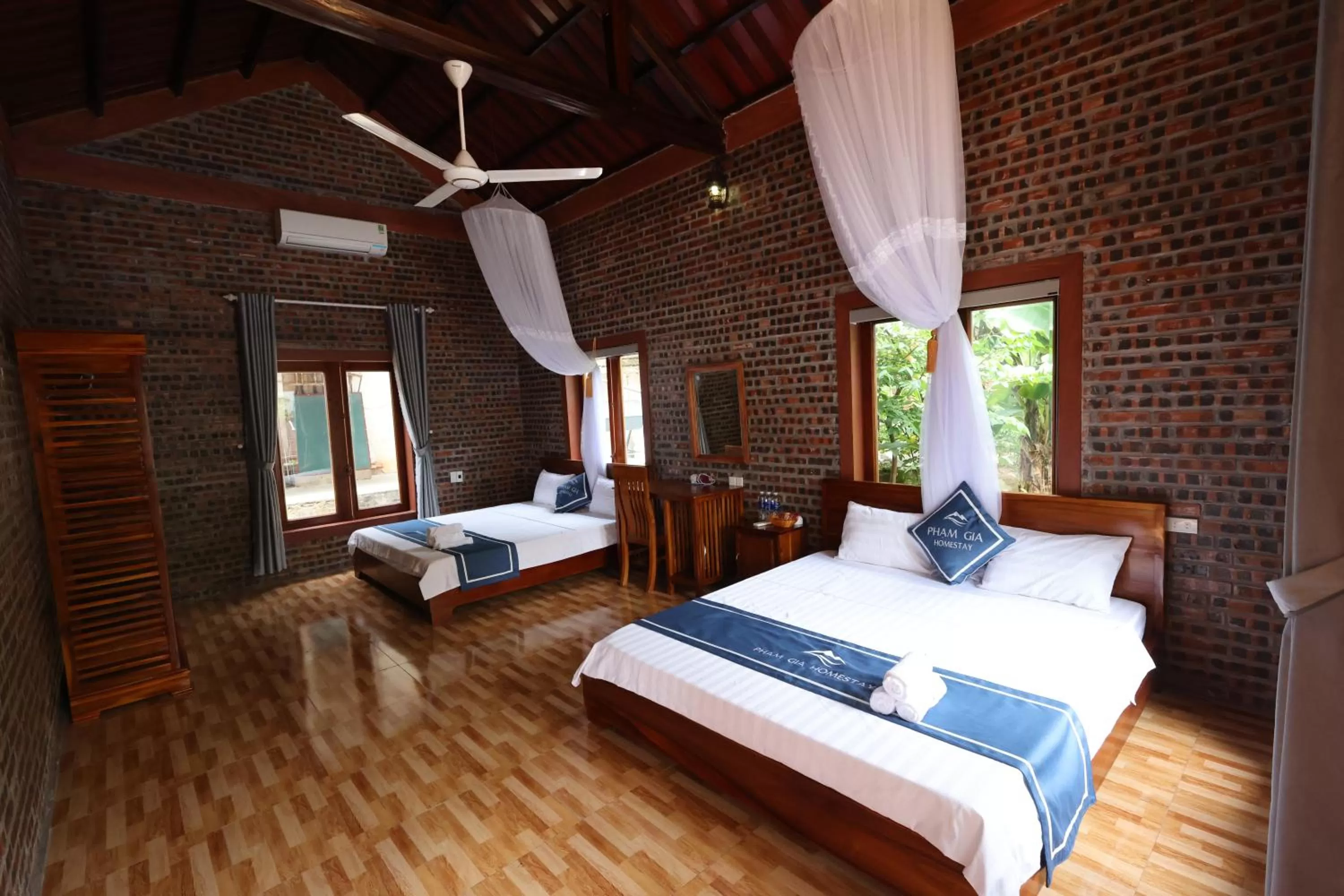 Bed in Phạm Gia Homestay Ecogarden