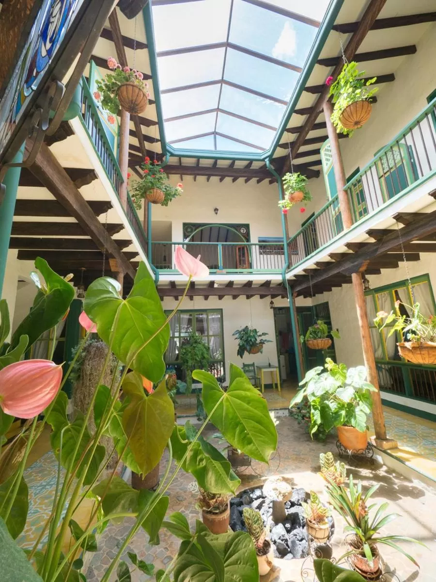 Patio in El Despertar Hotel