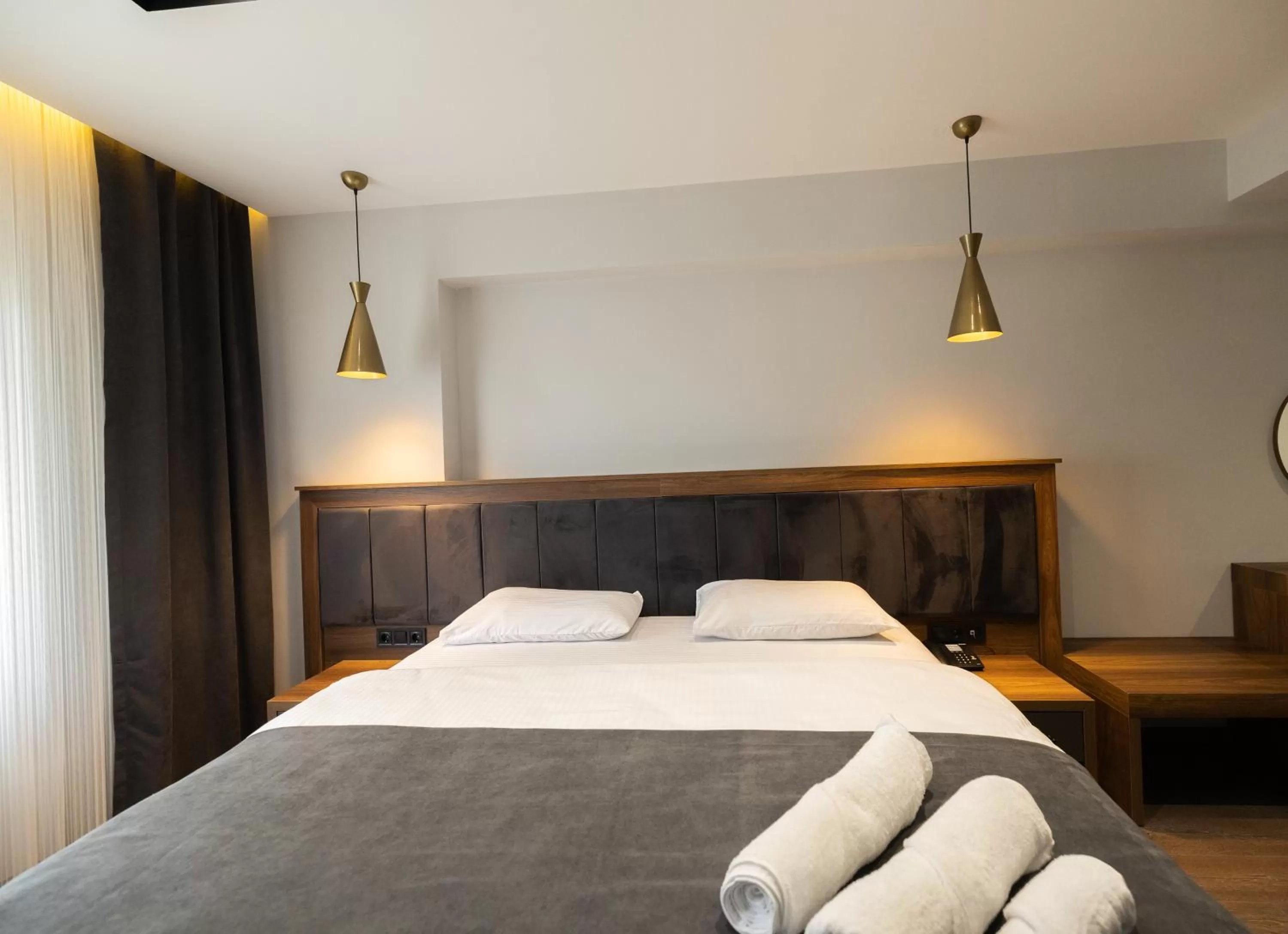 Bed in Türkler Suite Hotel