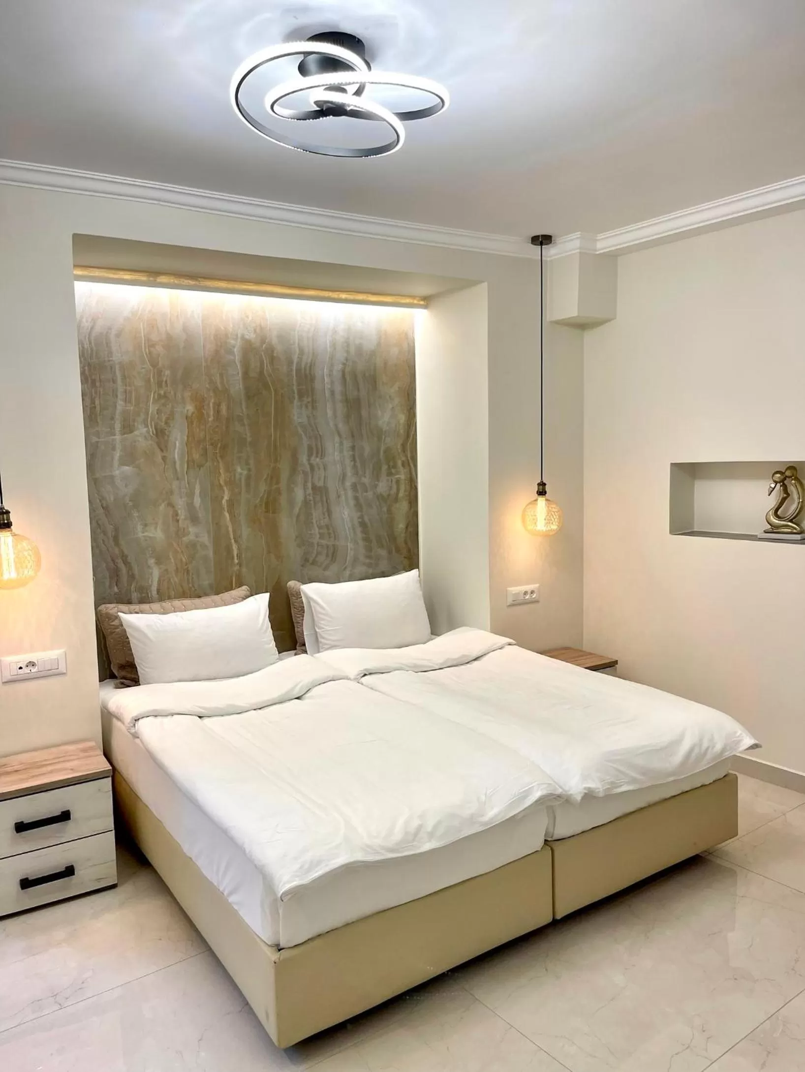 Bed in Aesthesis Arxontiko Luxury Rooms