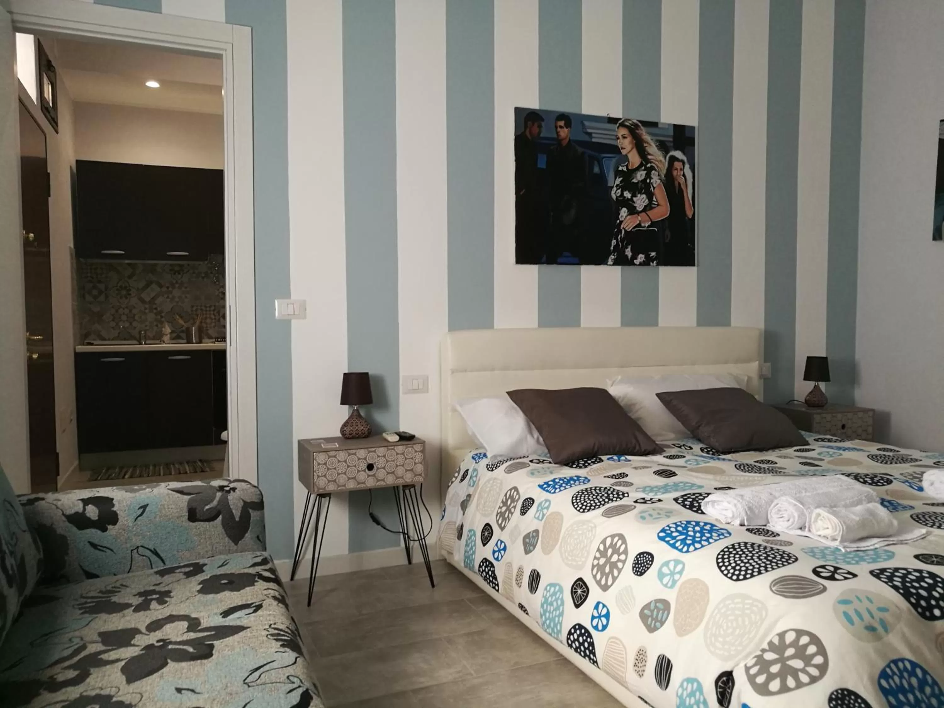 Bed in B&B A casa dell'artista