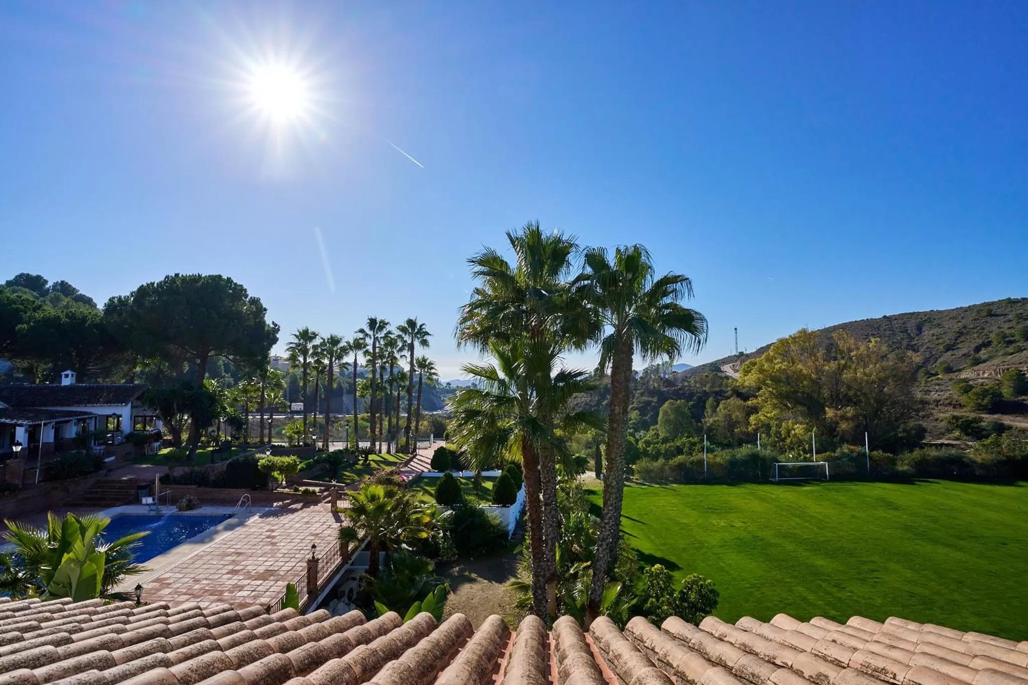 Garden view in Alhaurin Golf Hotel