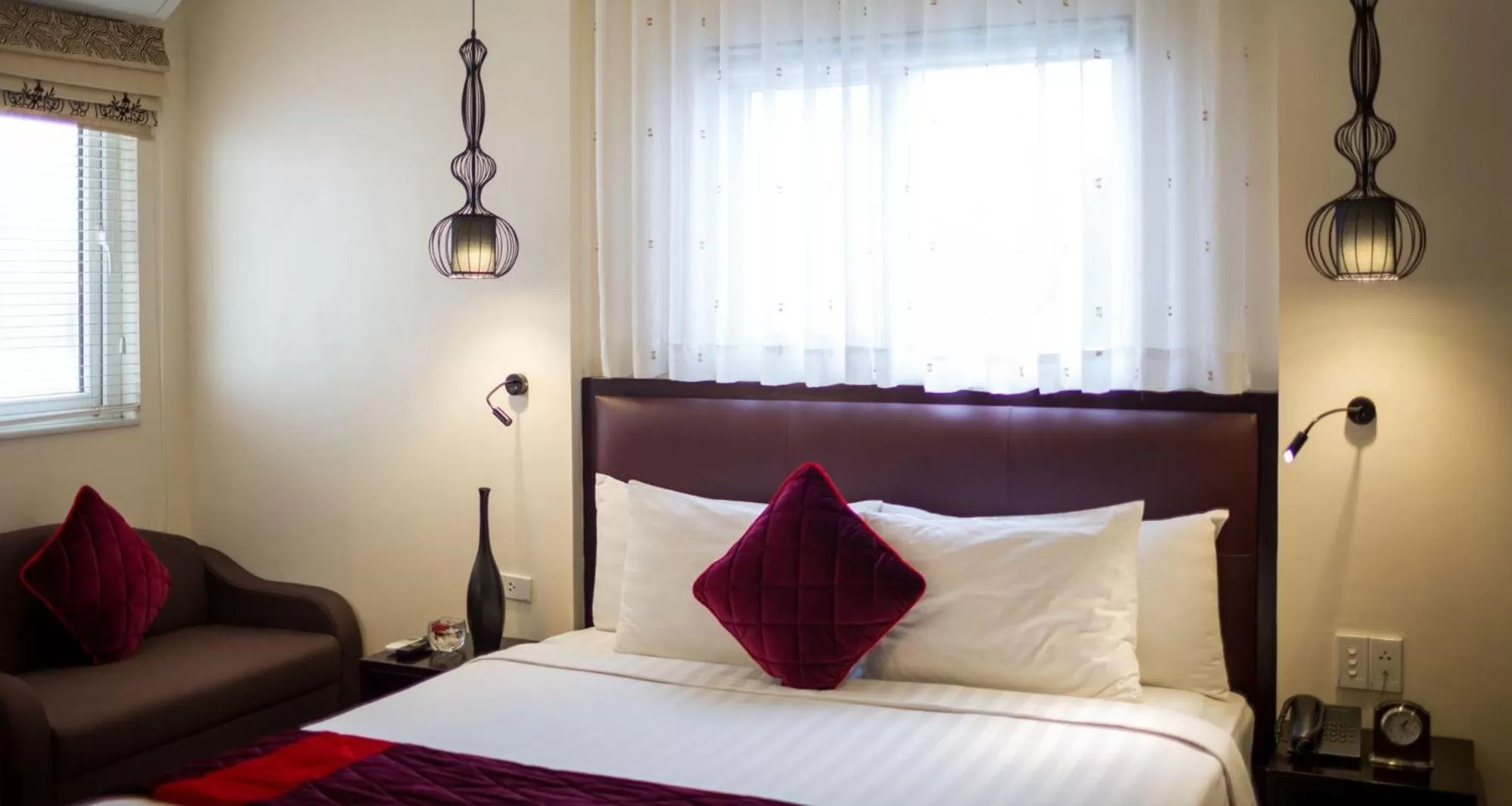 Bed in Hanoian Central Hotel & Spa