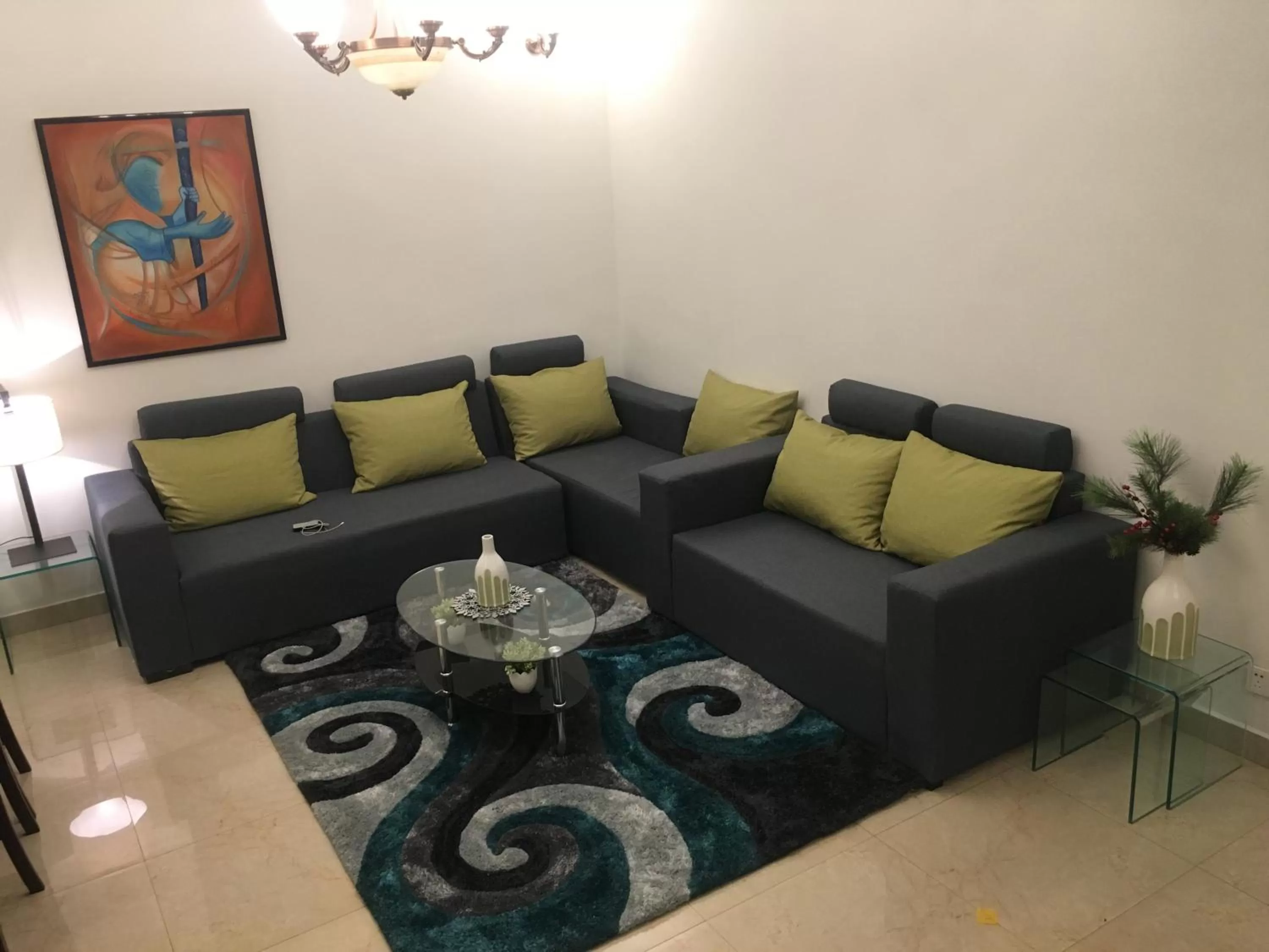 Living room, Seating Area in Résidence RoseKane