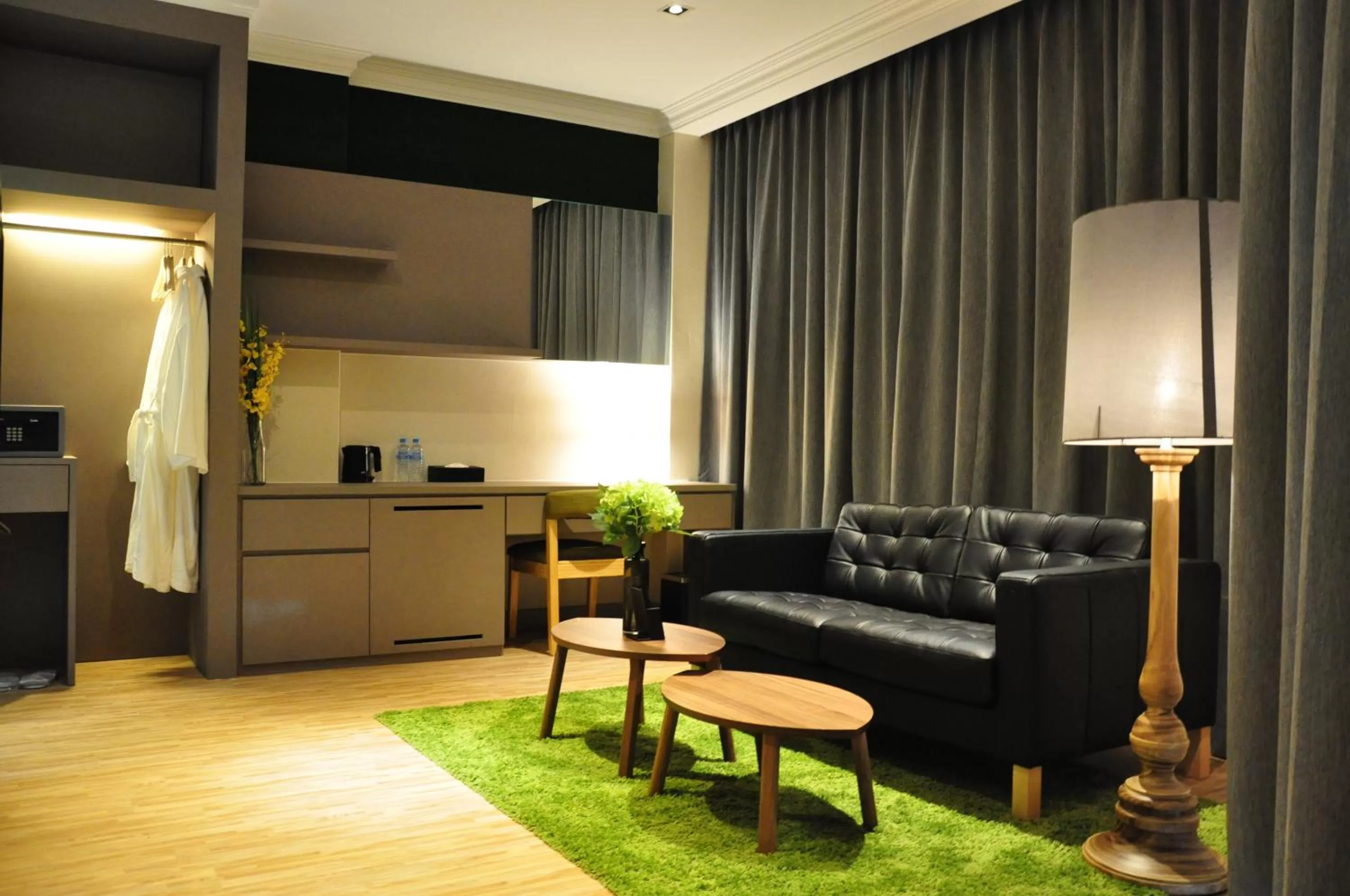 Seating area in Champion Hotel