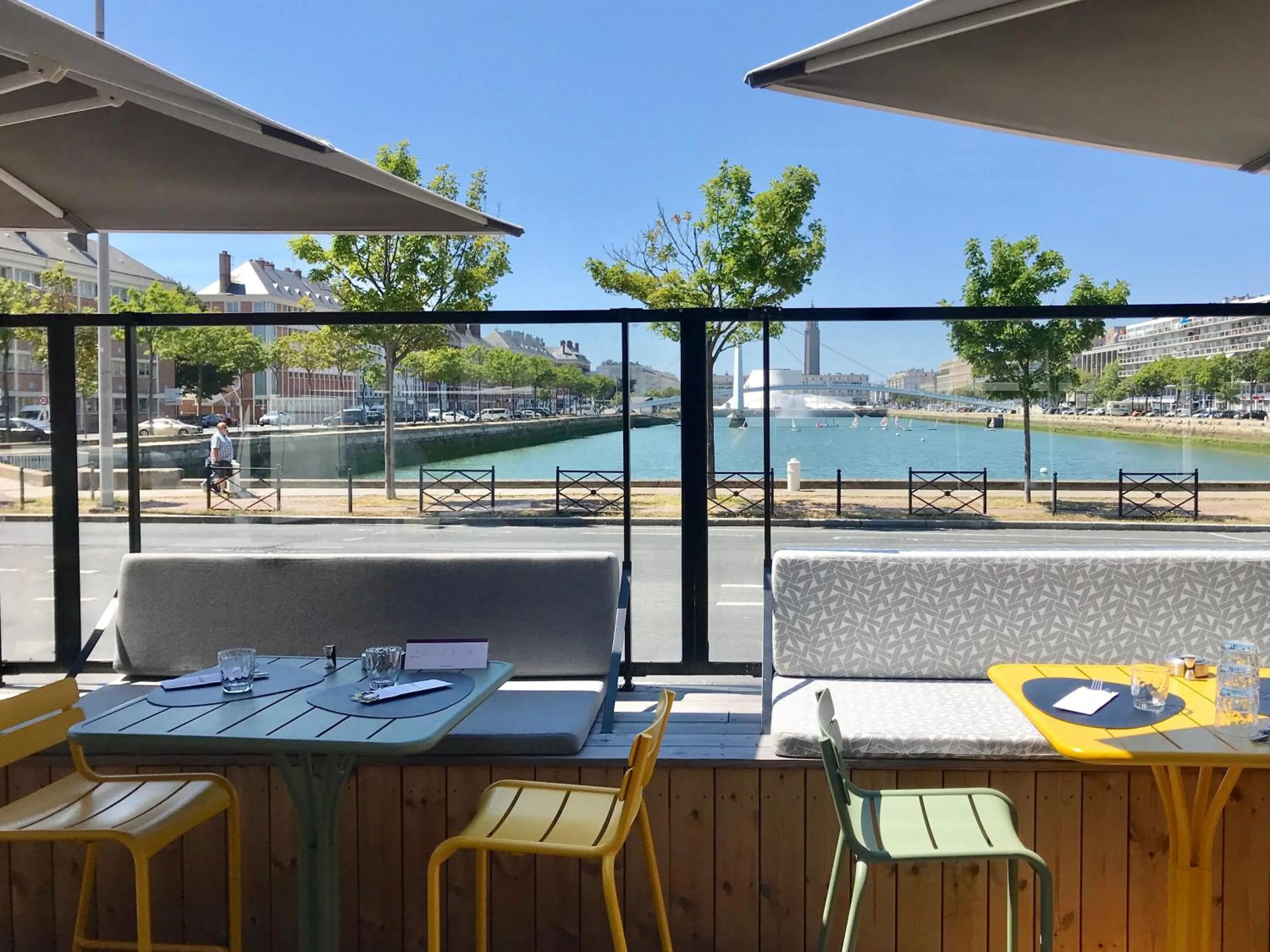 Patio in Mercure Le Havre Centre Bassin Du Commerce