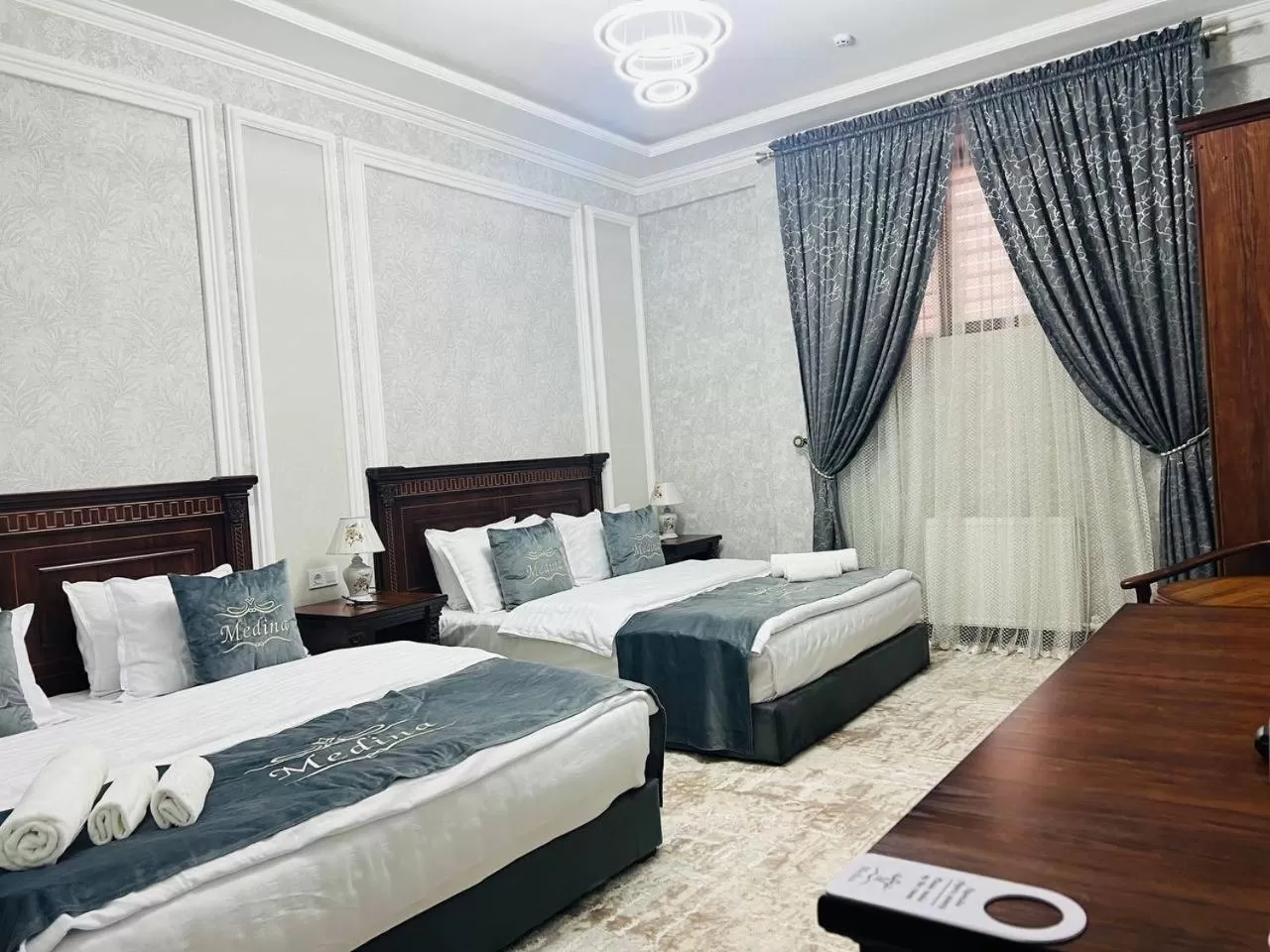 Bed in Medina Hotel Samarkand