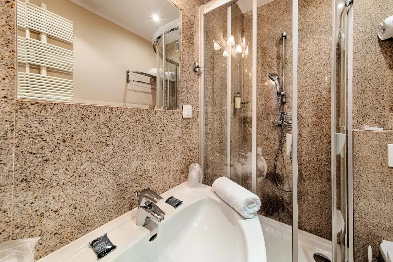 Bathroom in Grand Royal Hotel