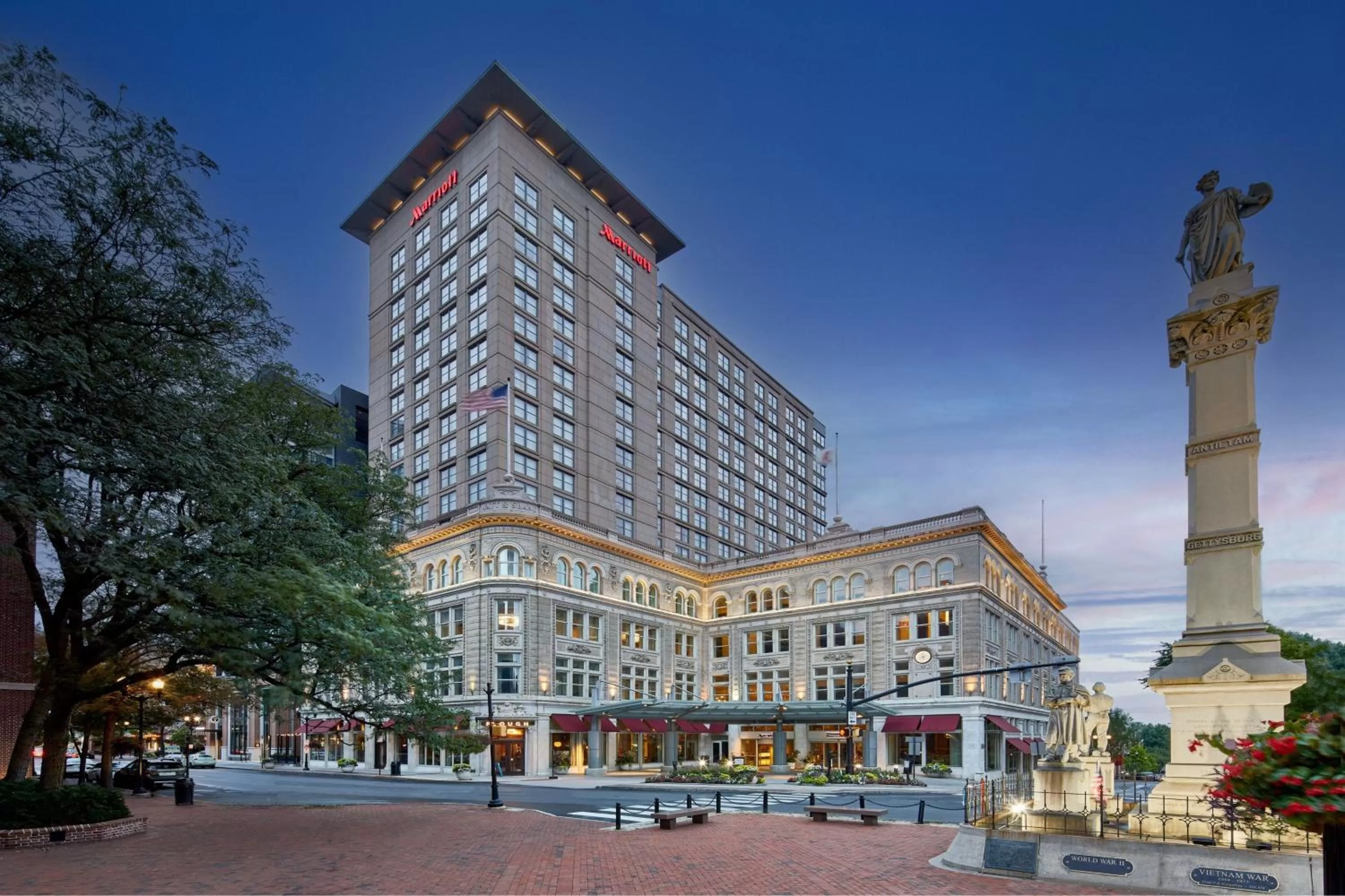 Property building in Lancaster Marriott at Penn Square