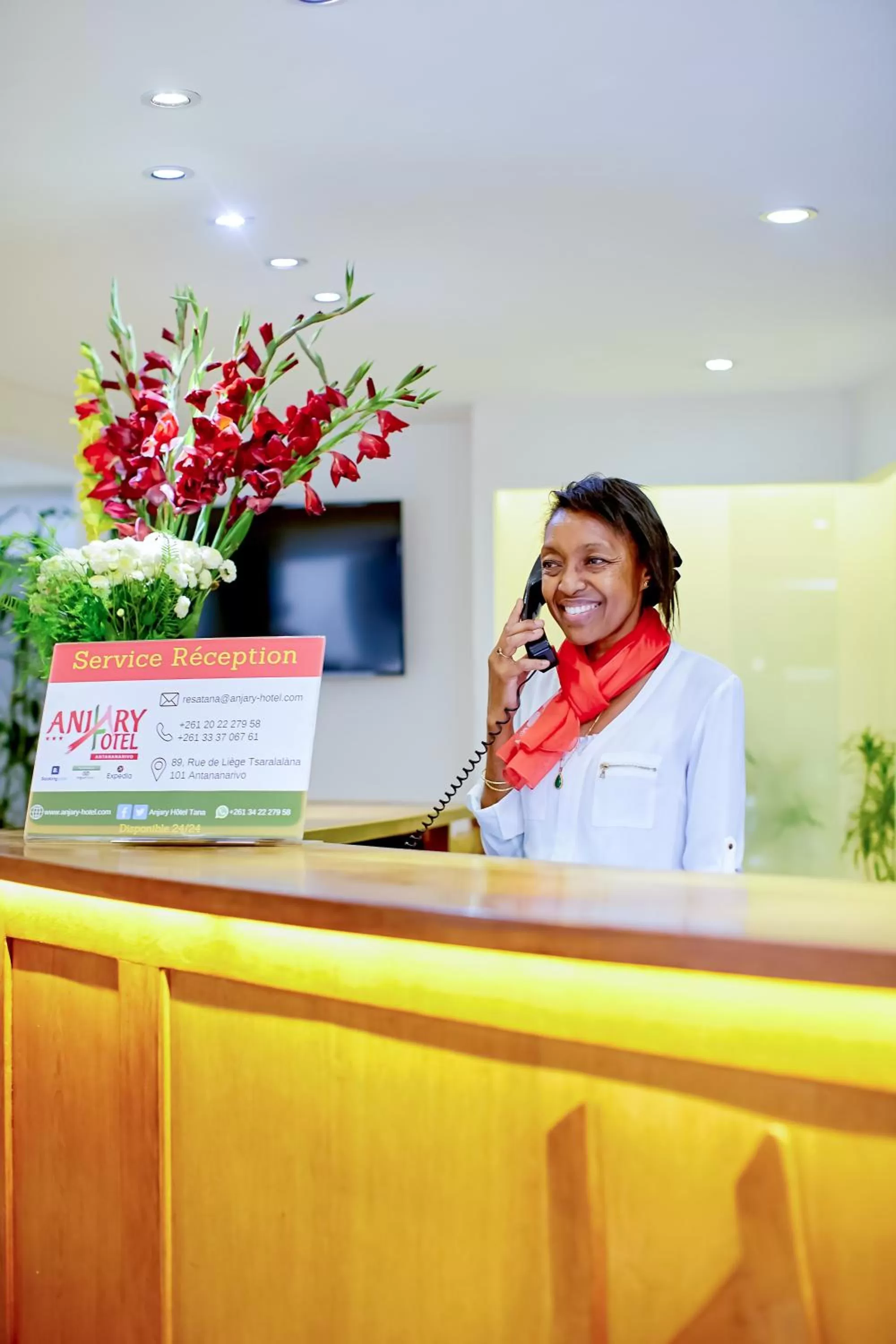 Lobby or reception in Anjary Hotel Antananarivo