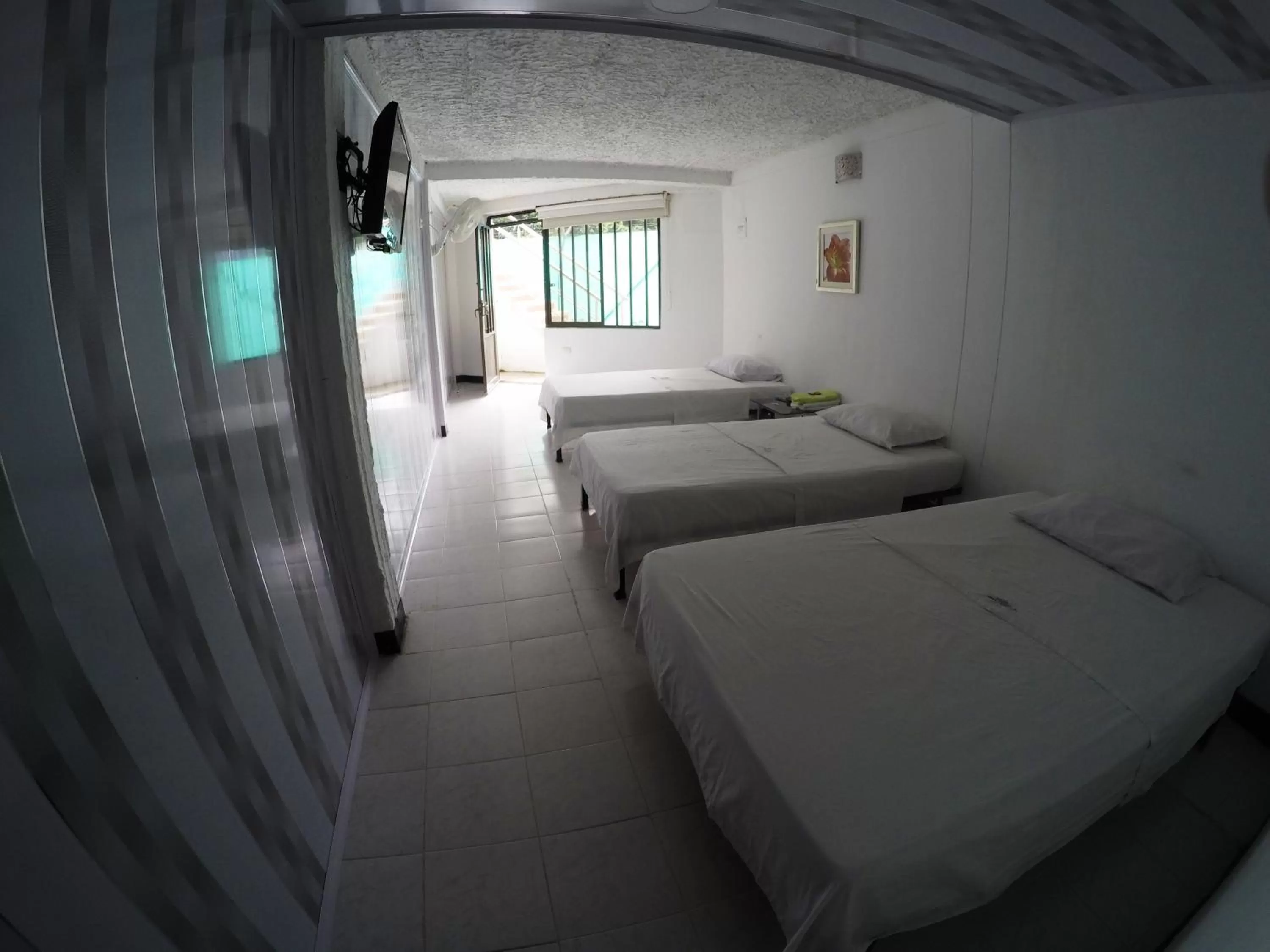 Bed in Sky Club Eco Hotel