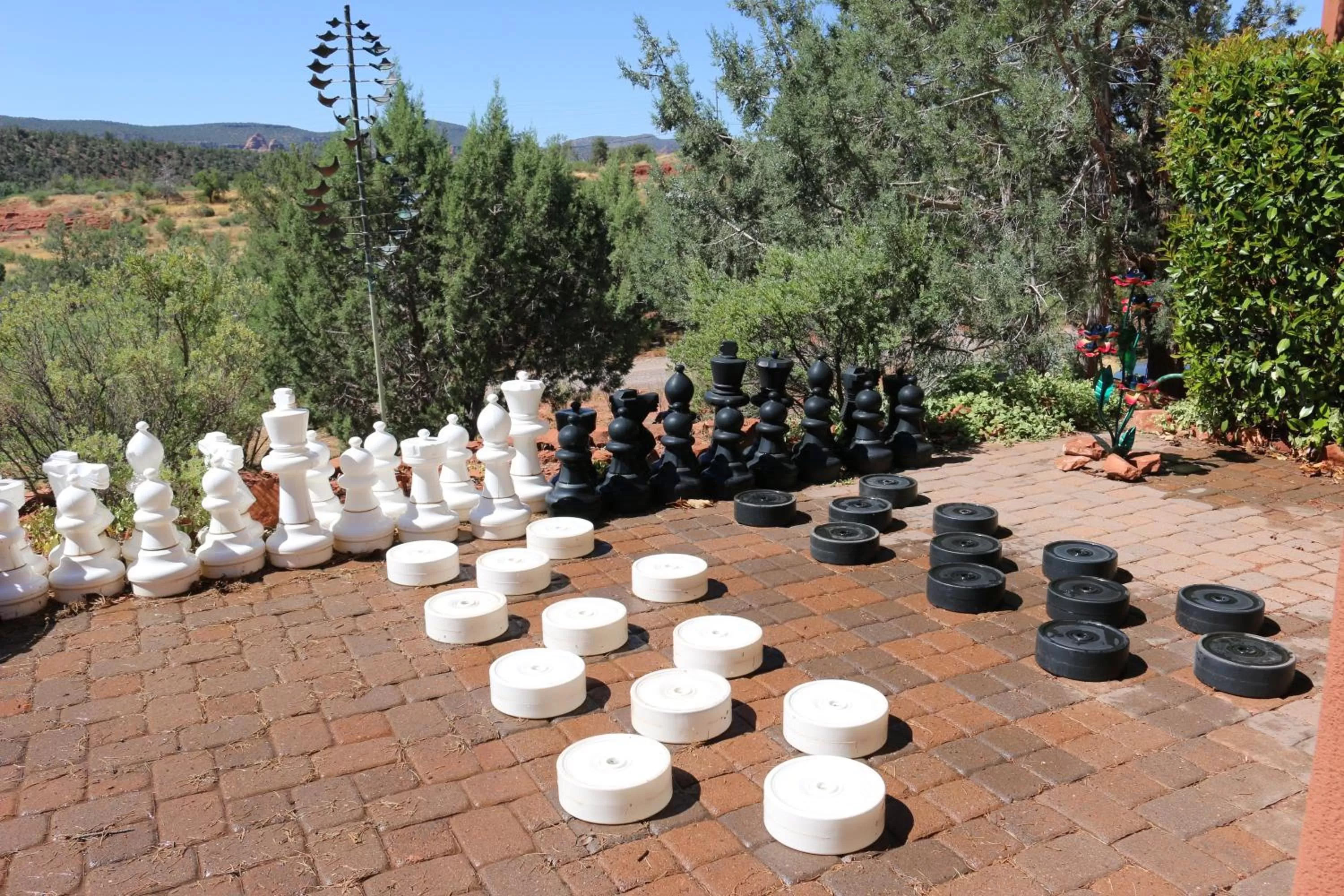 Garden view in Sedona Cathedral Hideaway LLC