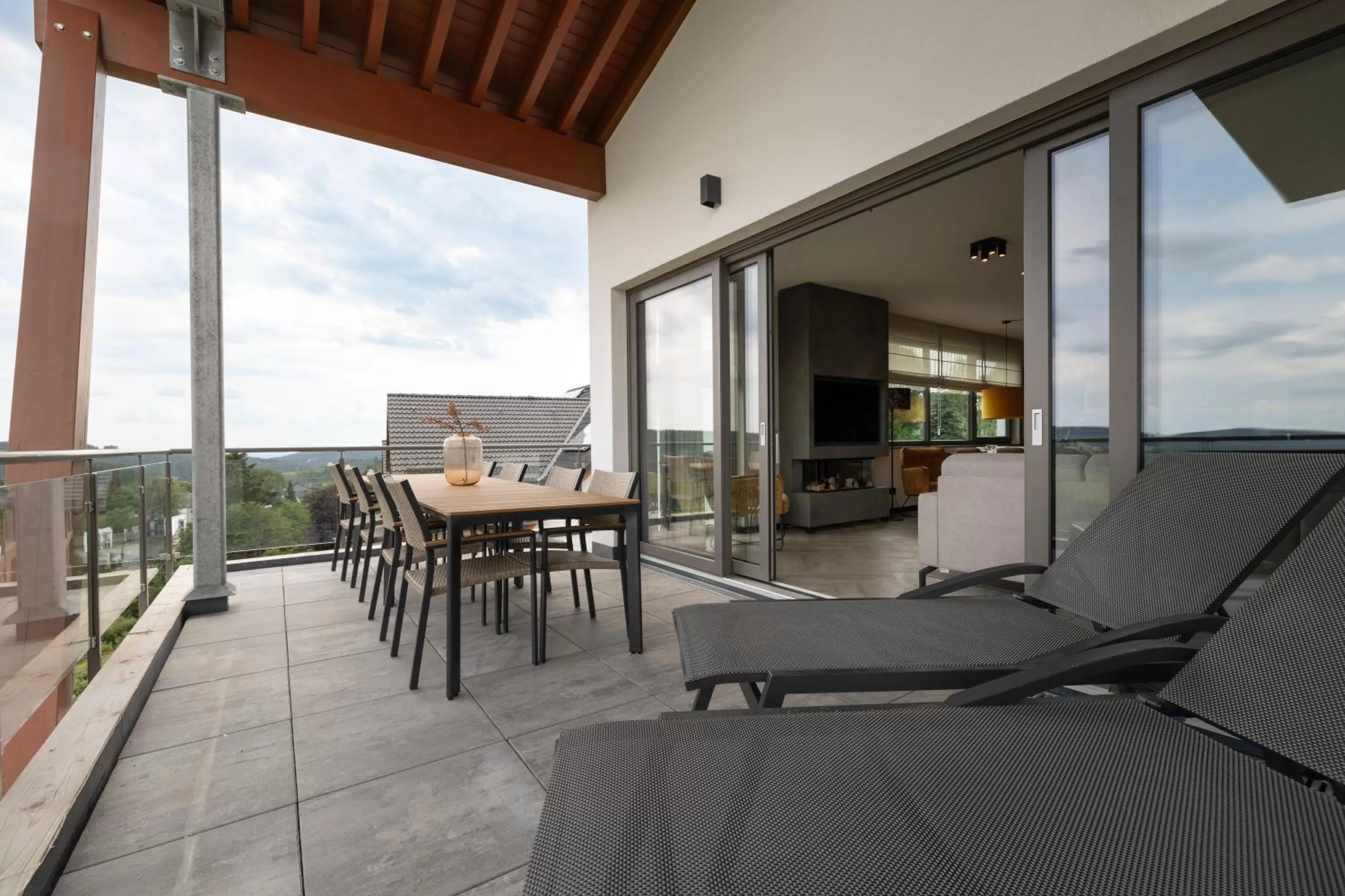 Natural landscape in Weitblick Winterberg