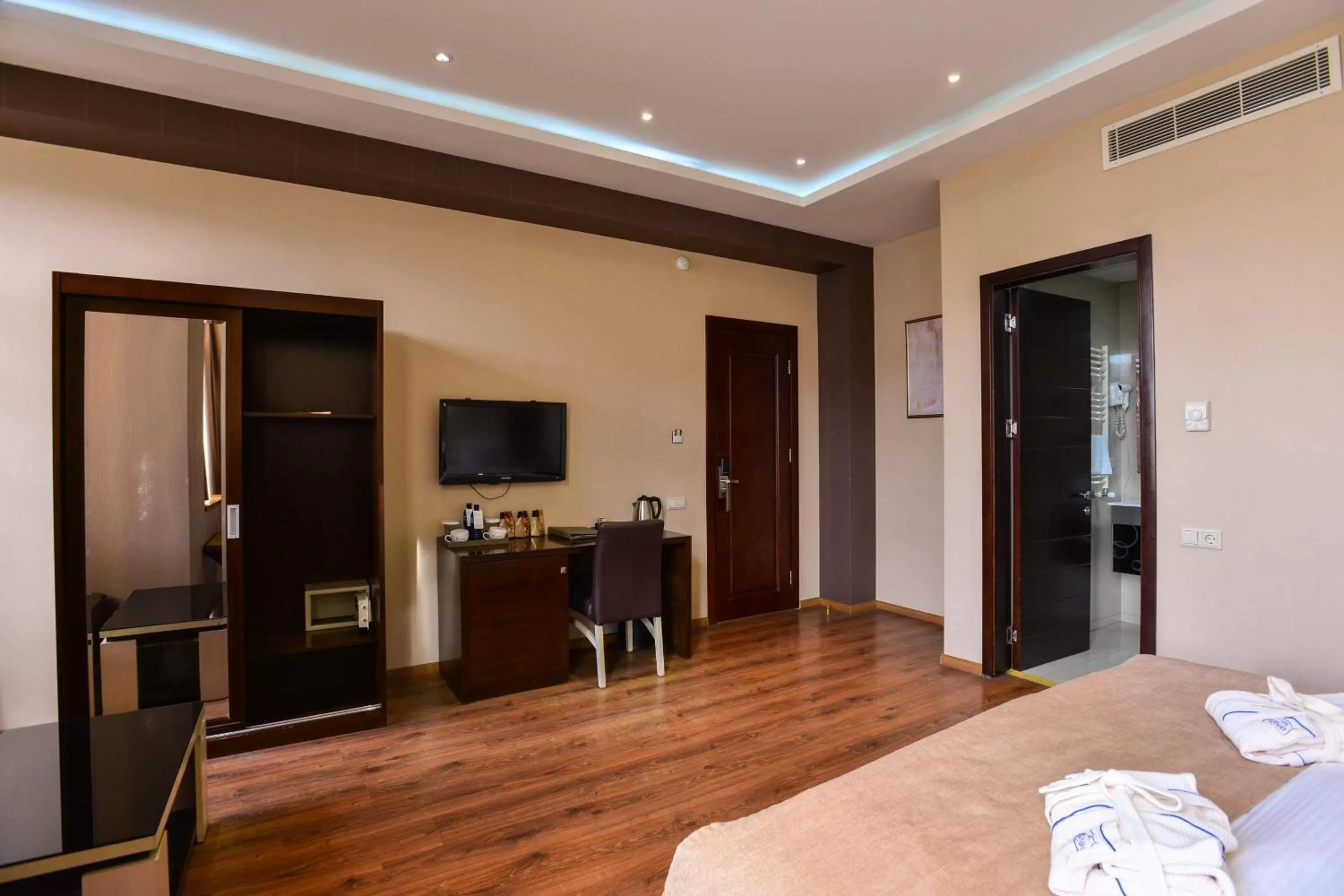 Bed in Hotel Orion Tbilisi