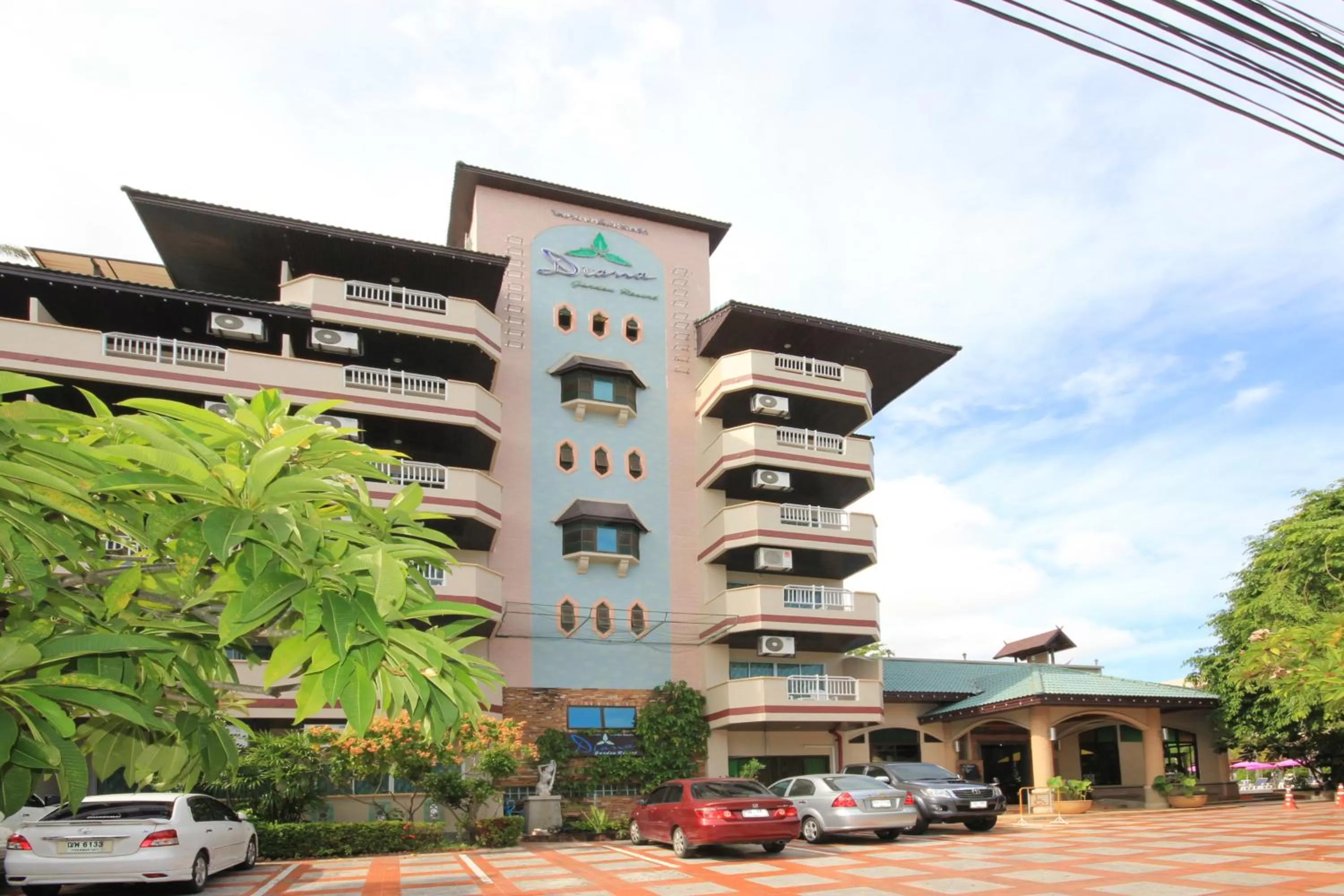 Property building in Diana Garden Resort - SHA Extra Plus