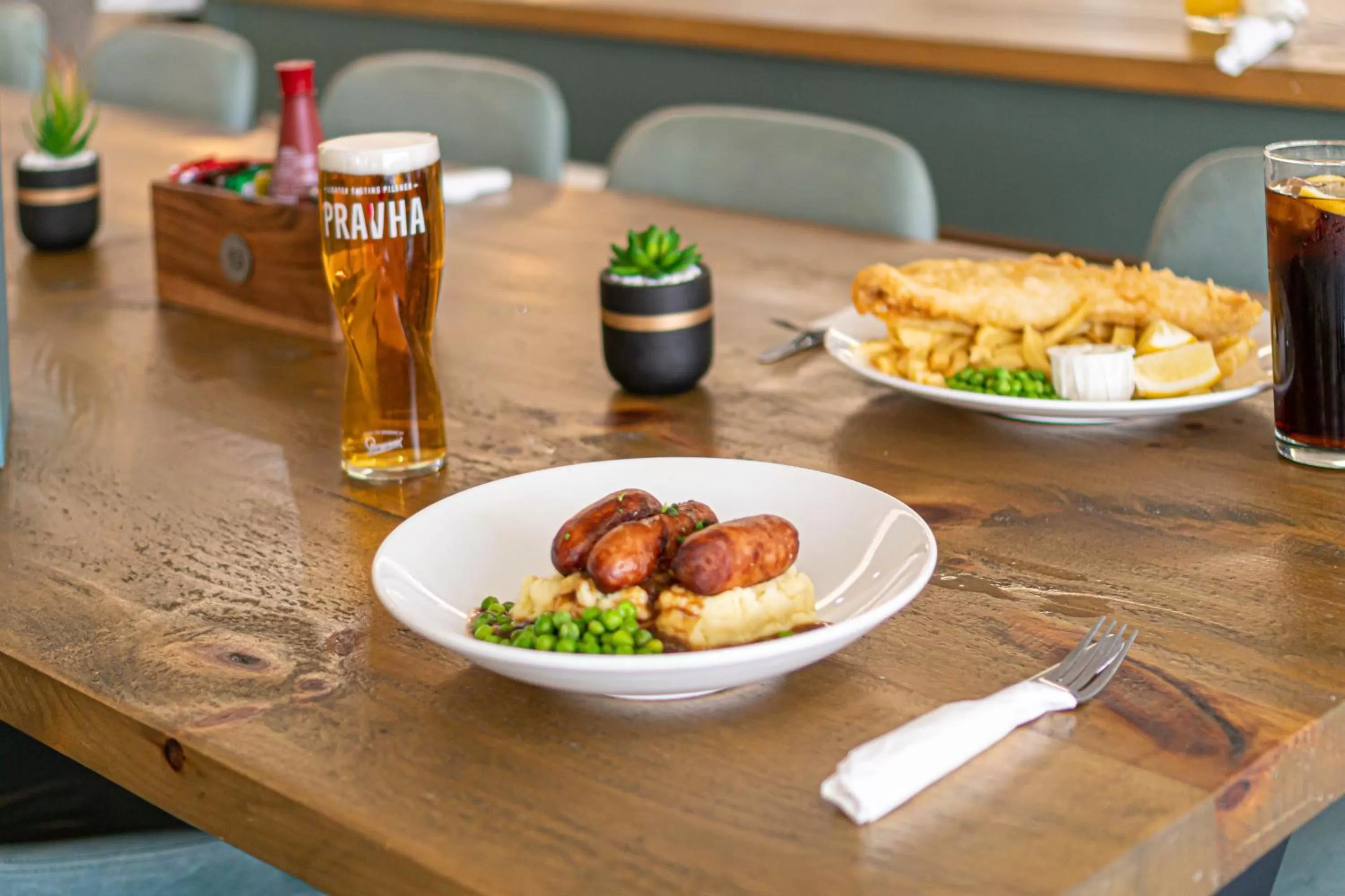 Food and drinks in Aberystwyth Park Lodge Hotel