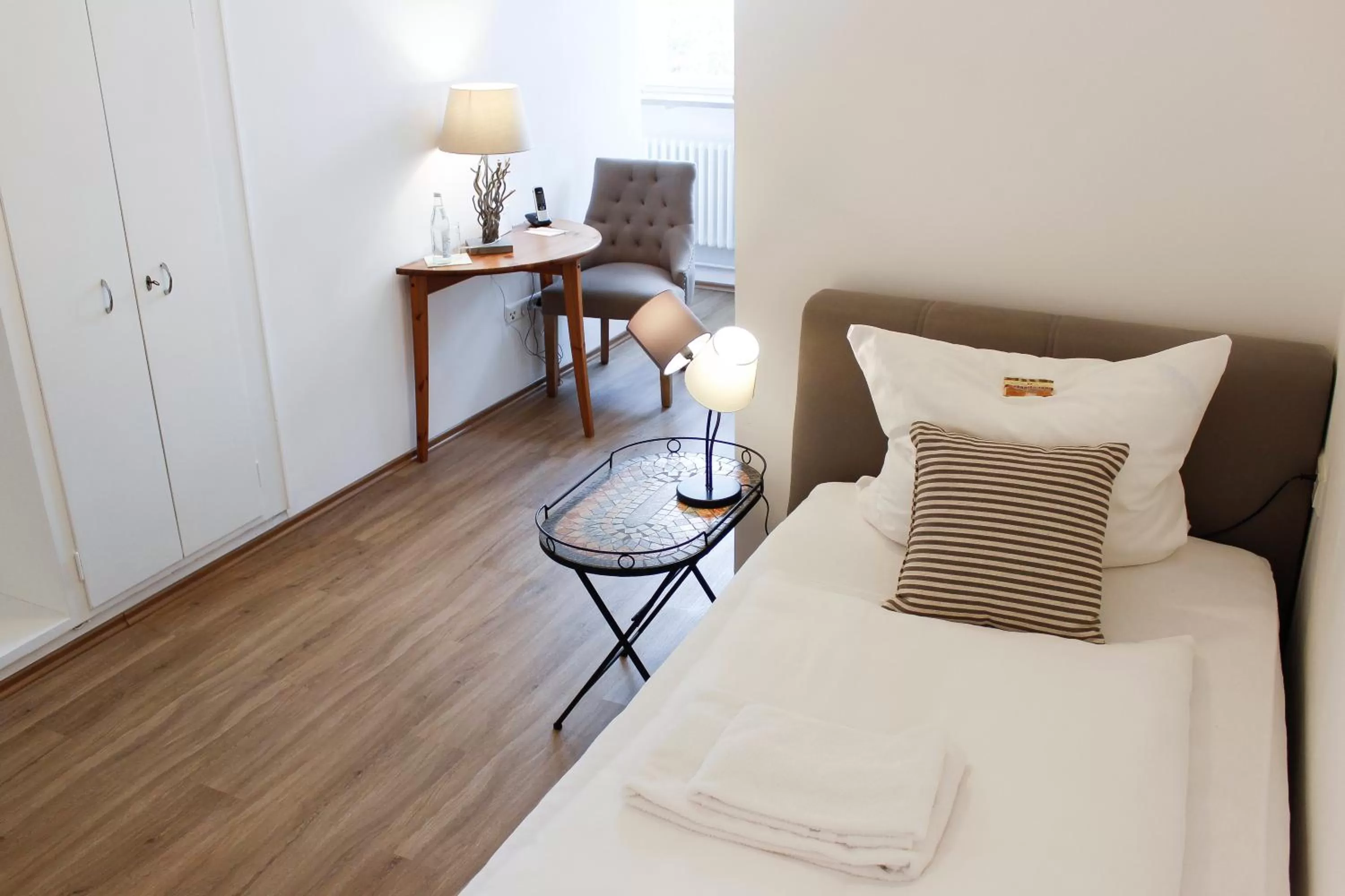 Decorative detail, Bed in BioHotel Schloss Kirchberg