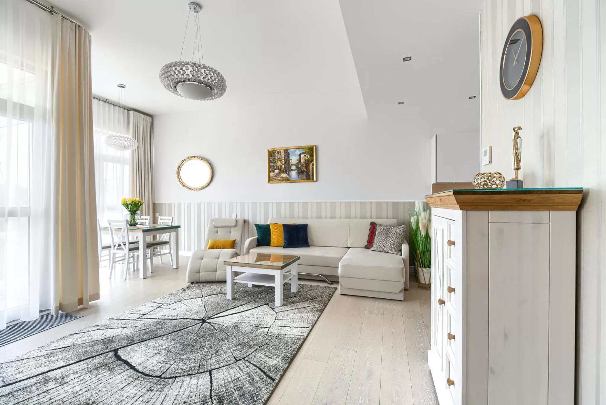 Bed, Seating Area in Dune Resort Mielno - A