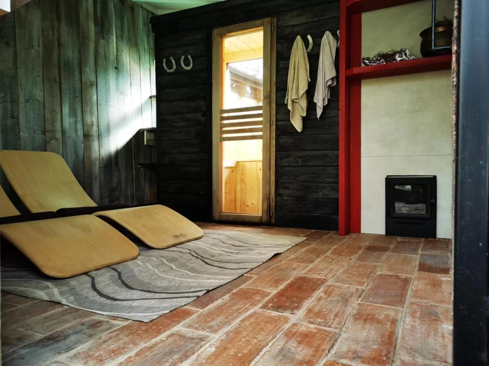 Sauna in B&B con SPA il Castello di Lucawest